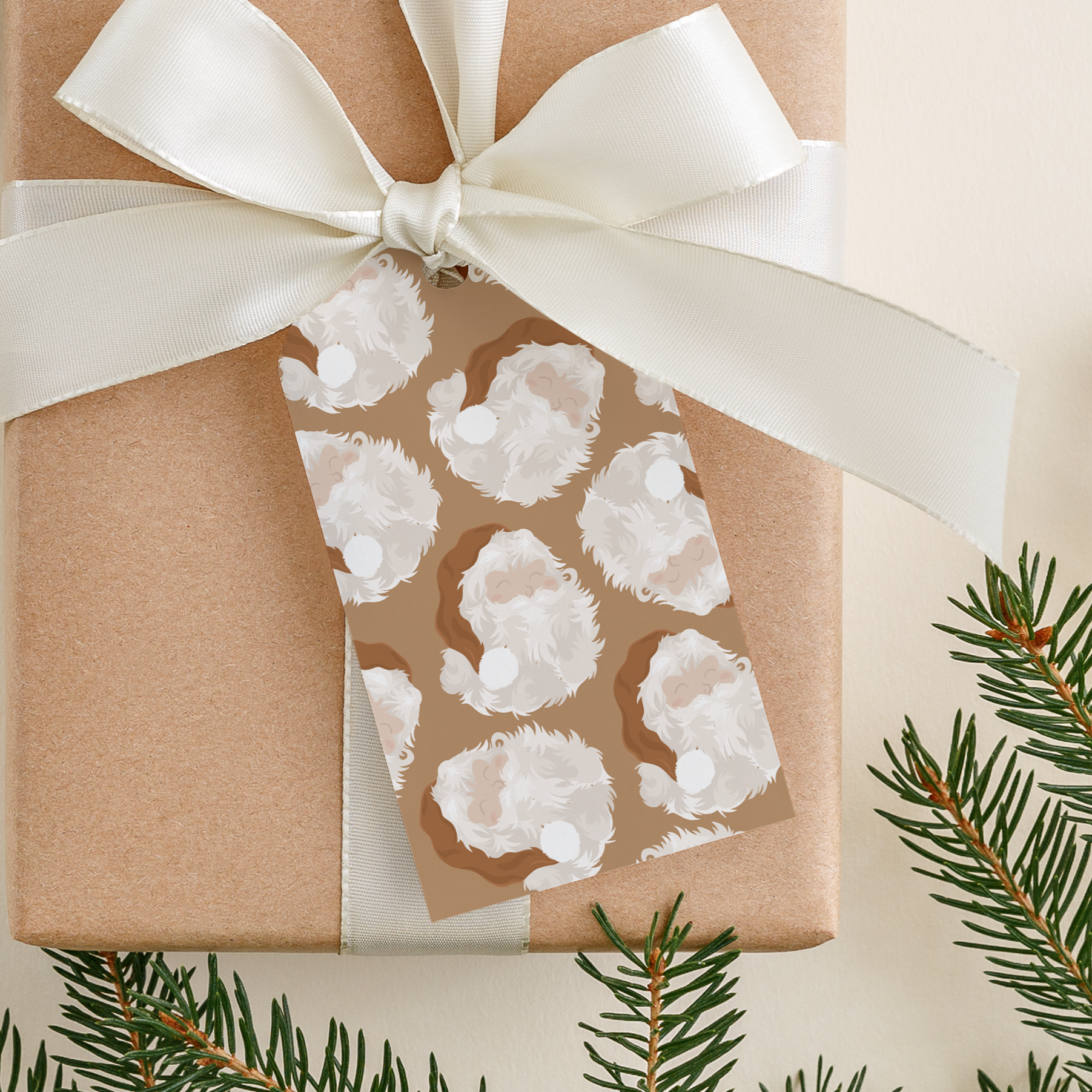 Gift Tags- Vintage Santa!