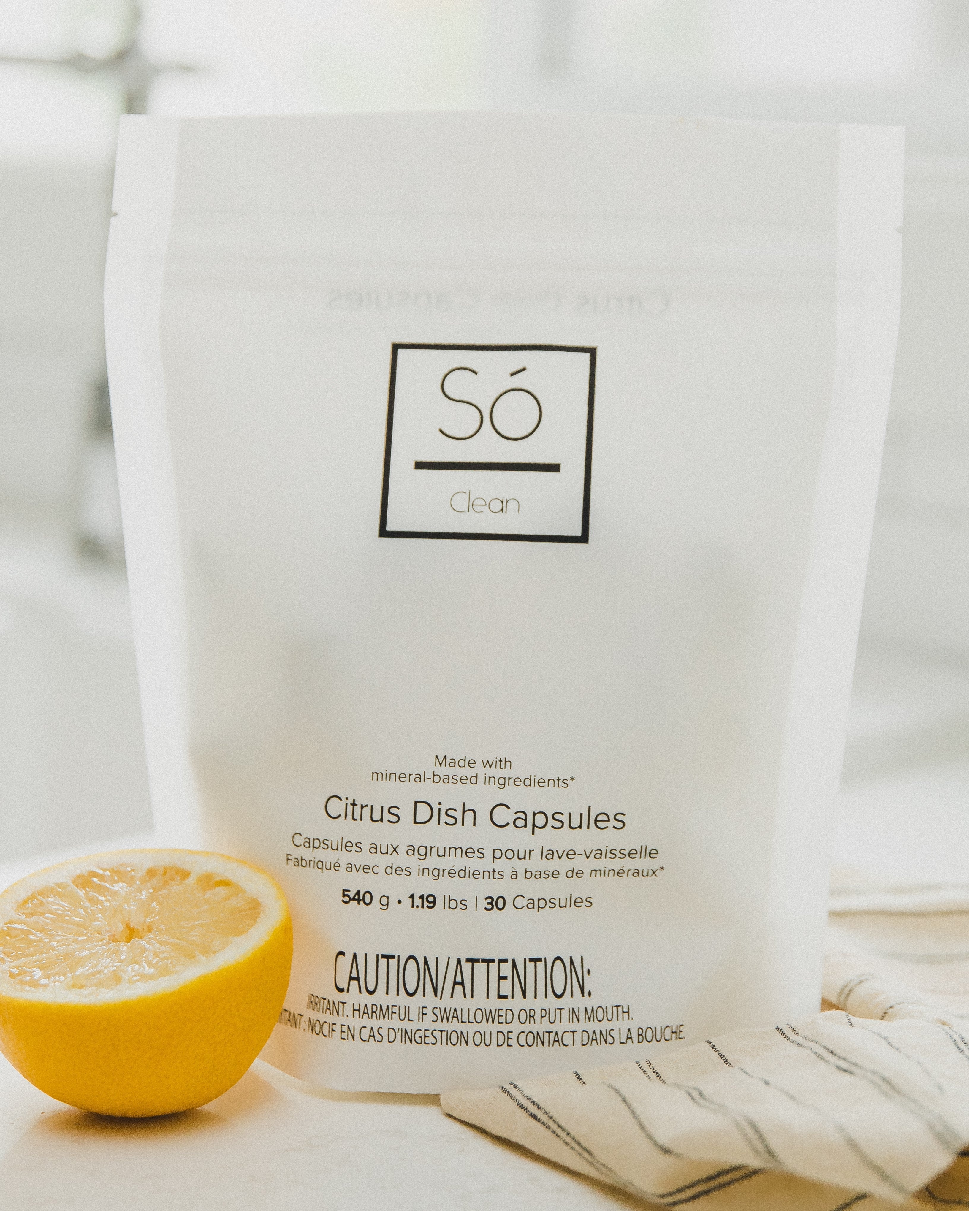 clean - citrus dish capsules