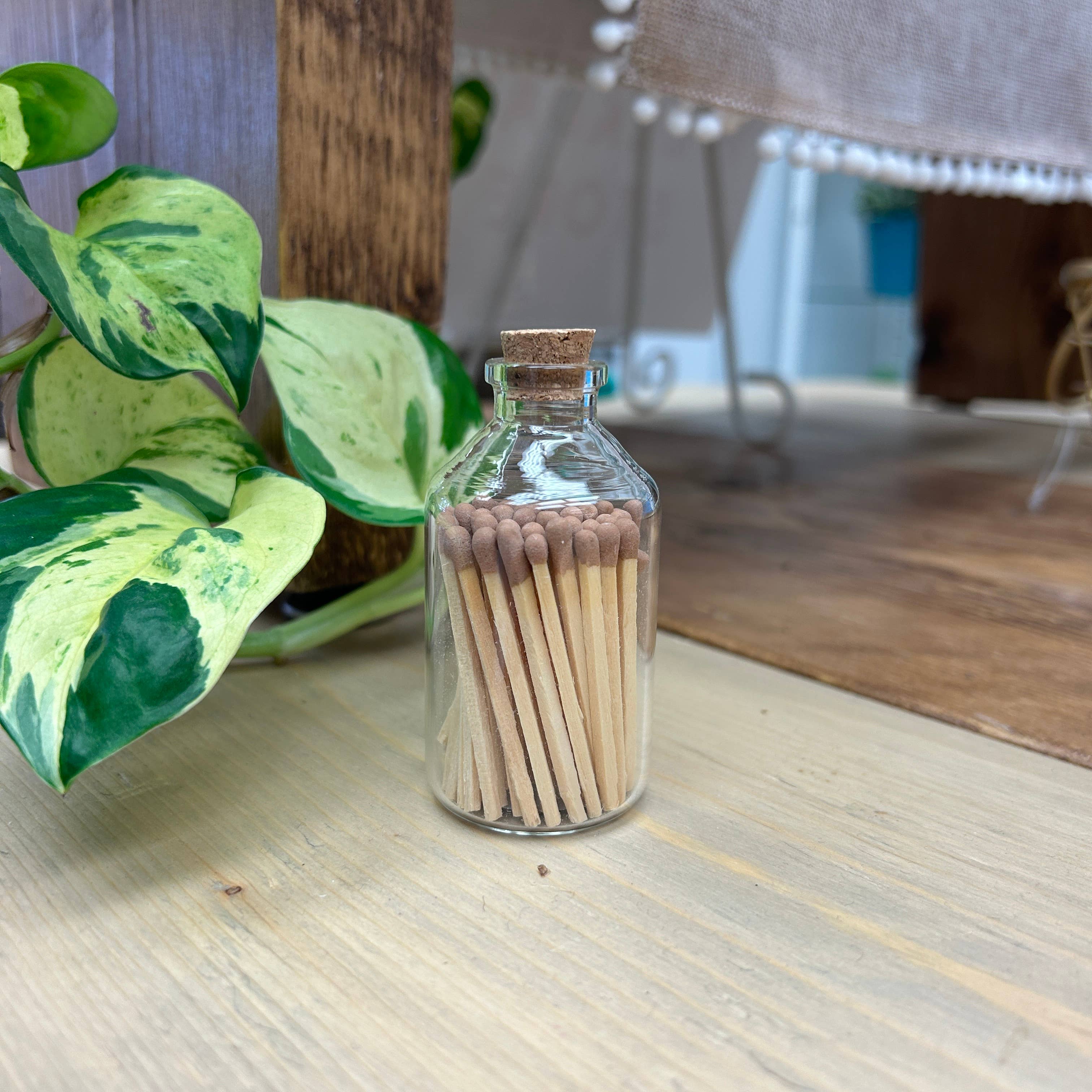 Apothecary Matches: Color Tip Jar Matchsticks: Unlabelled