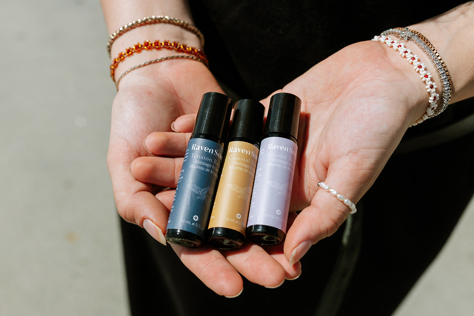 Tension Relief Personal Massage Roller | Lavender + Peppermint + Chamomile