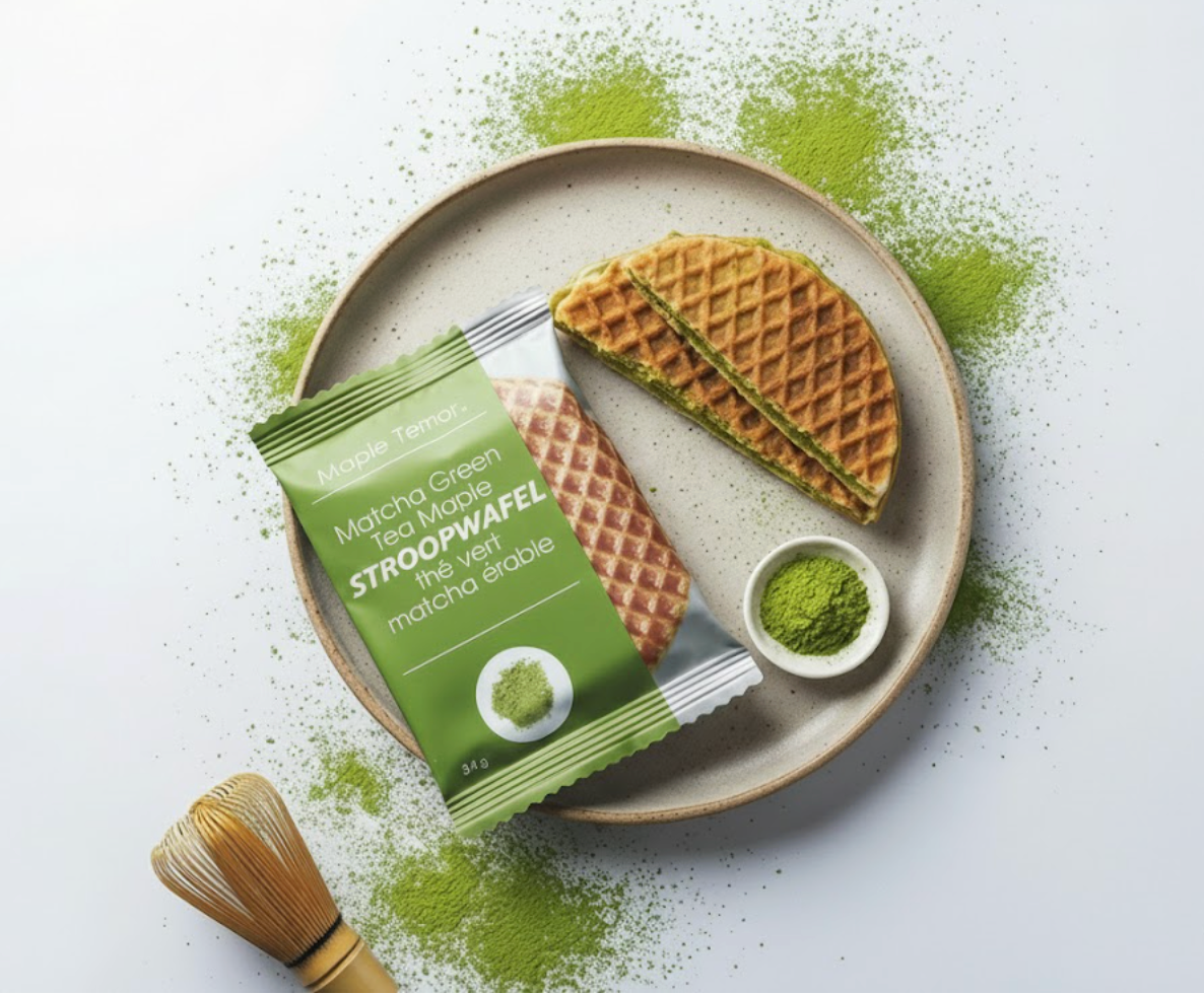 Maple Terroir Matcha Green Tea Maple Stroopwafels
