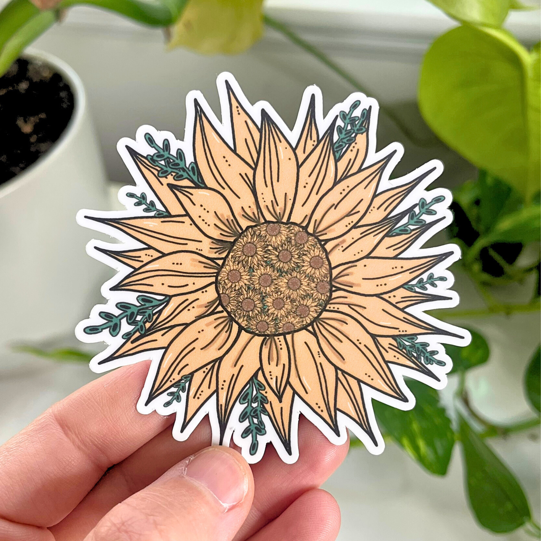 Sunflower Sticker