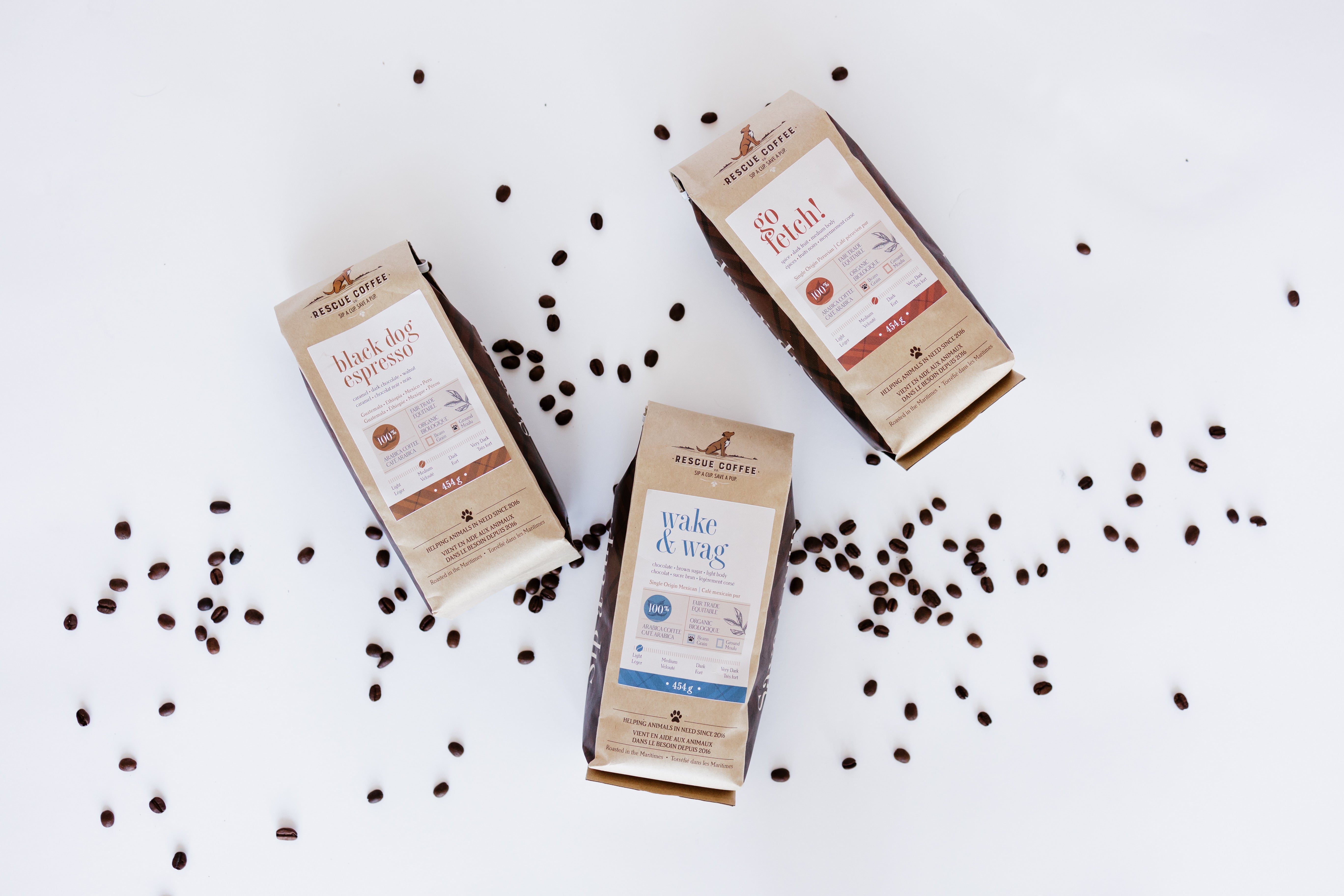 Bark & Bite | Very Dark Roast | 1lb Bag | Organic Coffee