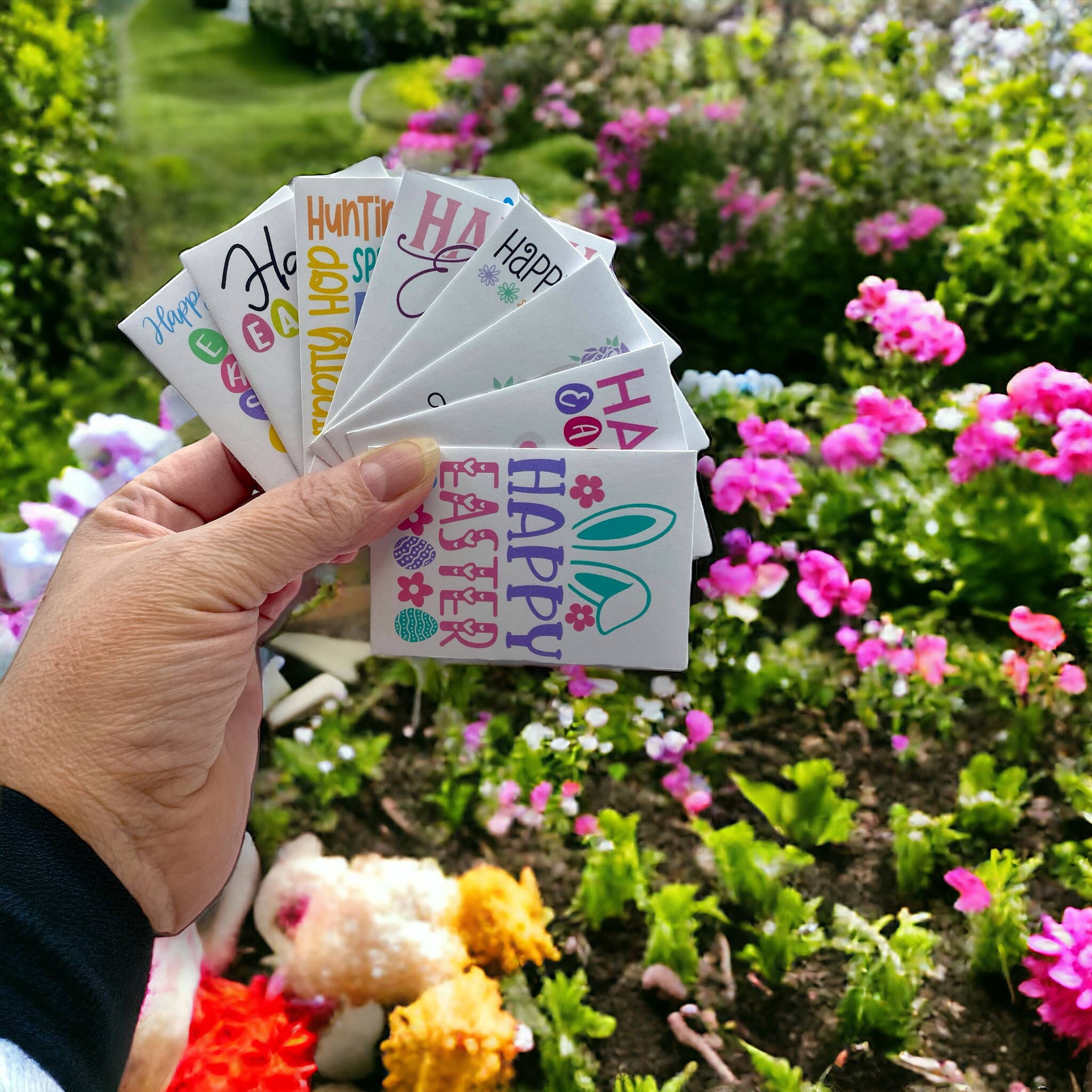 Easter Seed Packages with Poppies