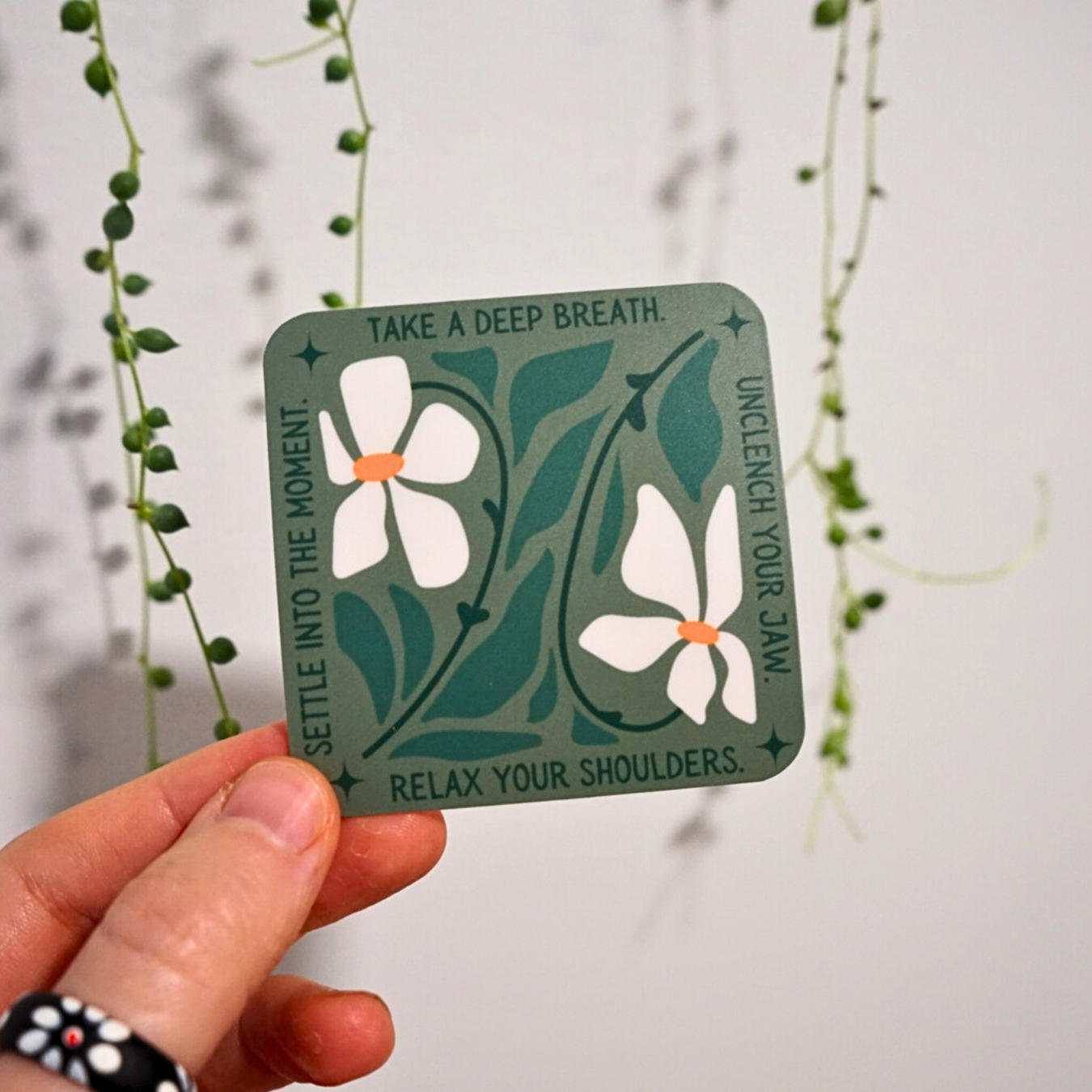 Take a Deep Breath Sticker