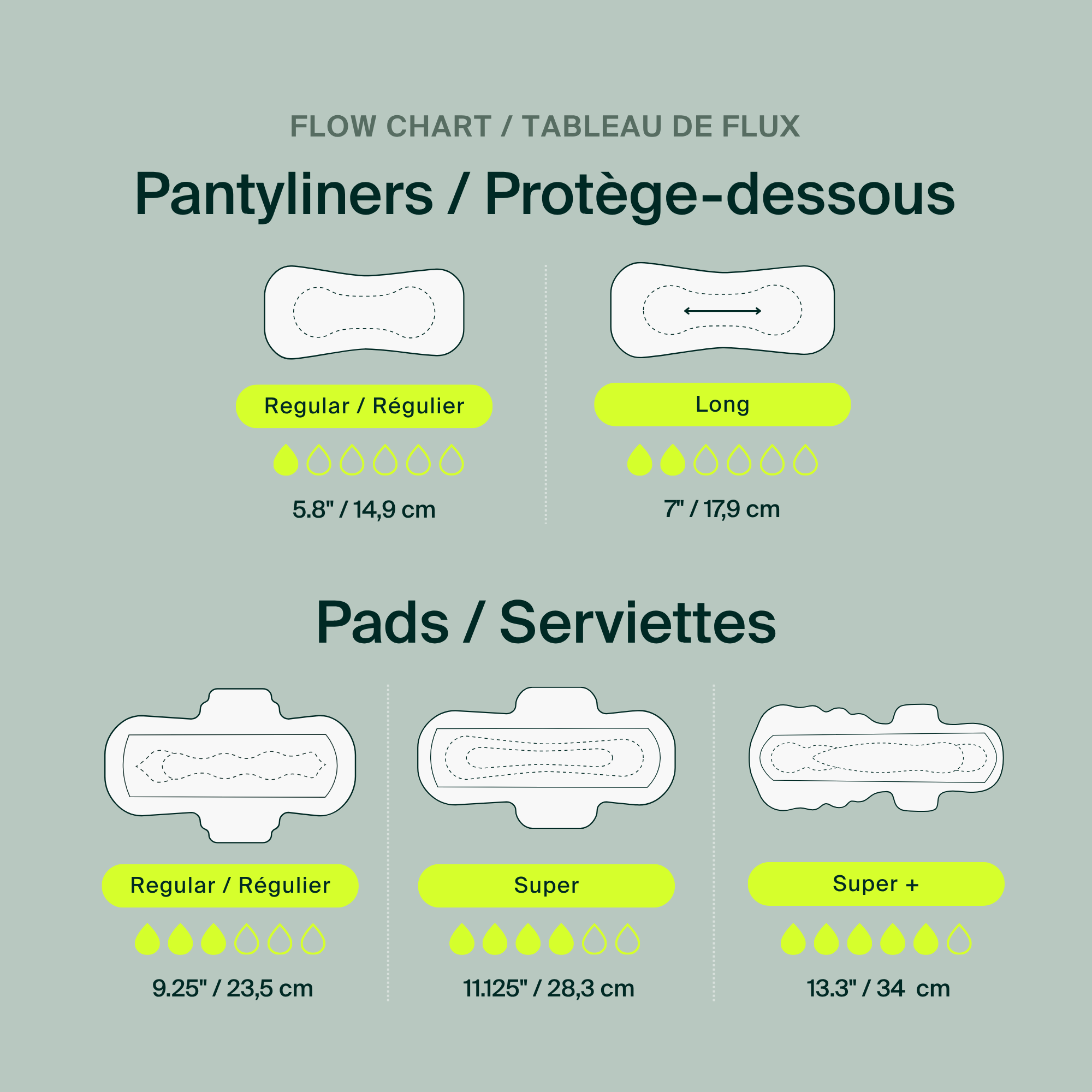100% Organic Cotton Super Pads