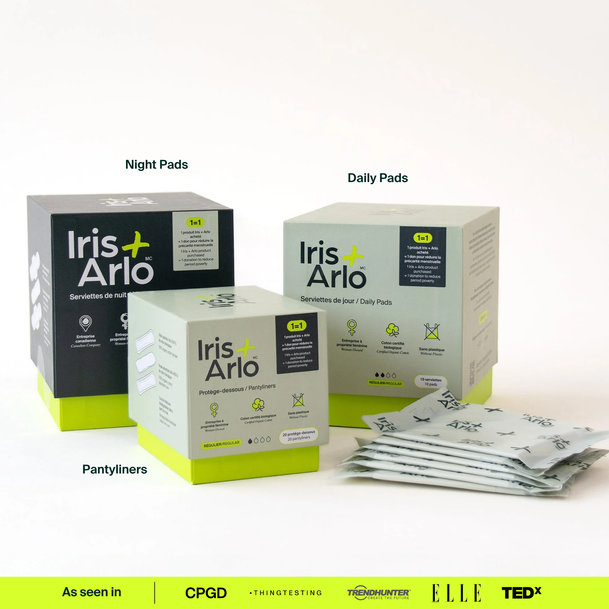 100% Organic Cotton Super Pads