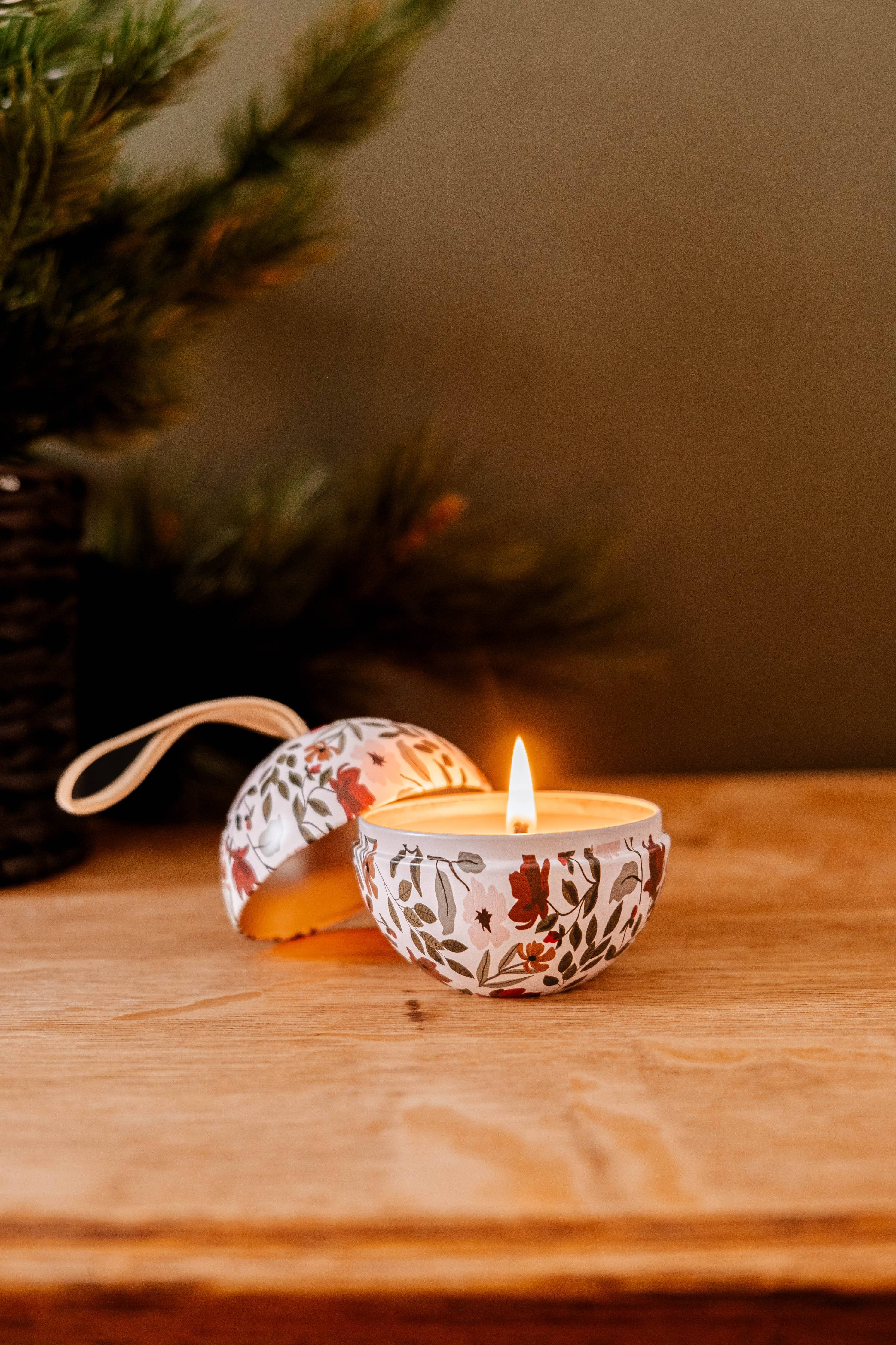 Enchanted Forest - Christmas Ornament Candle