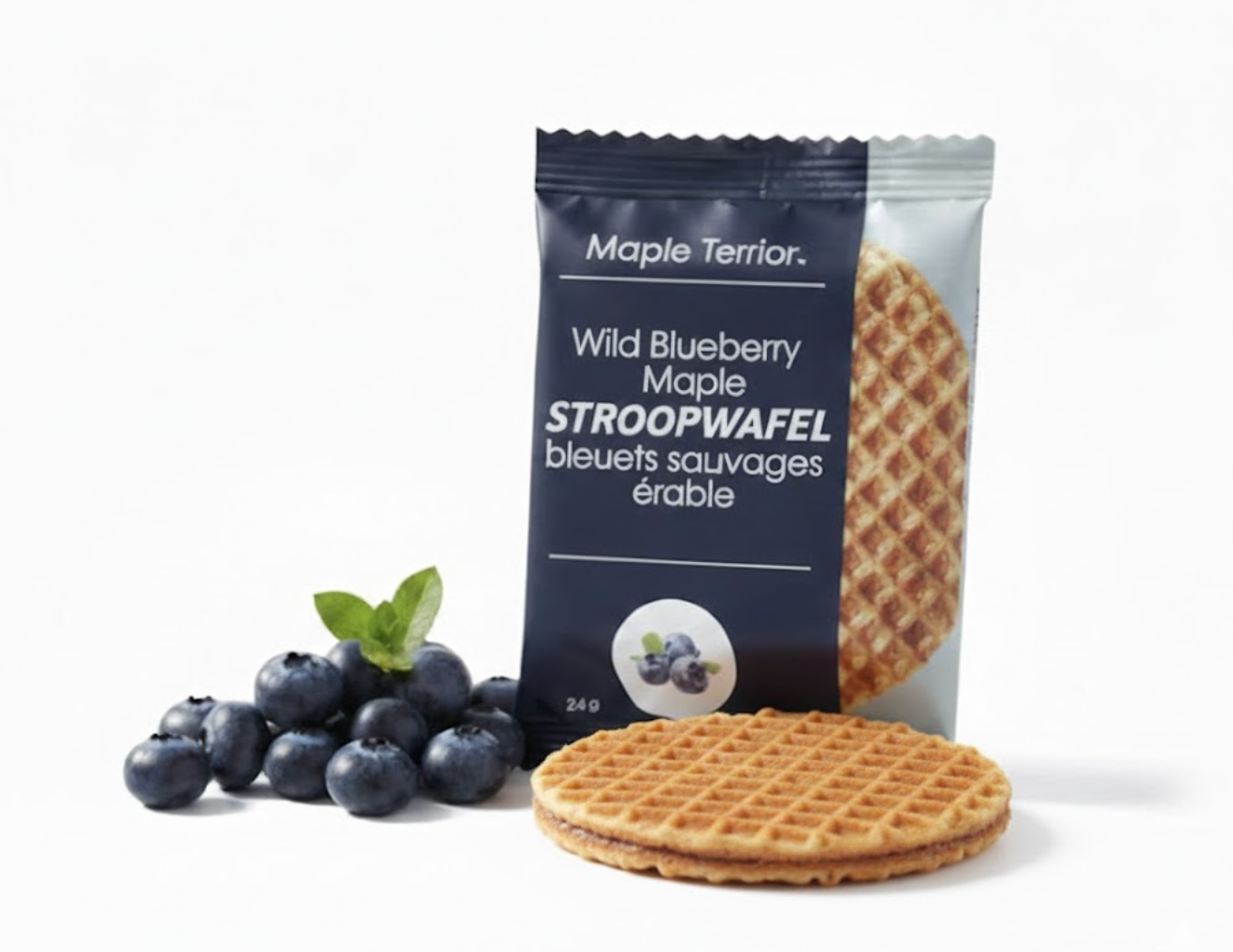 Maple Terroir Wild Blueberry Maple Stroopwafels