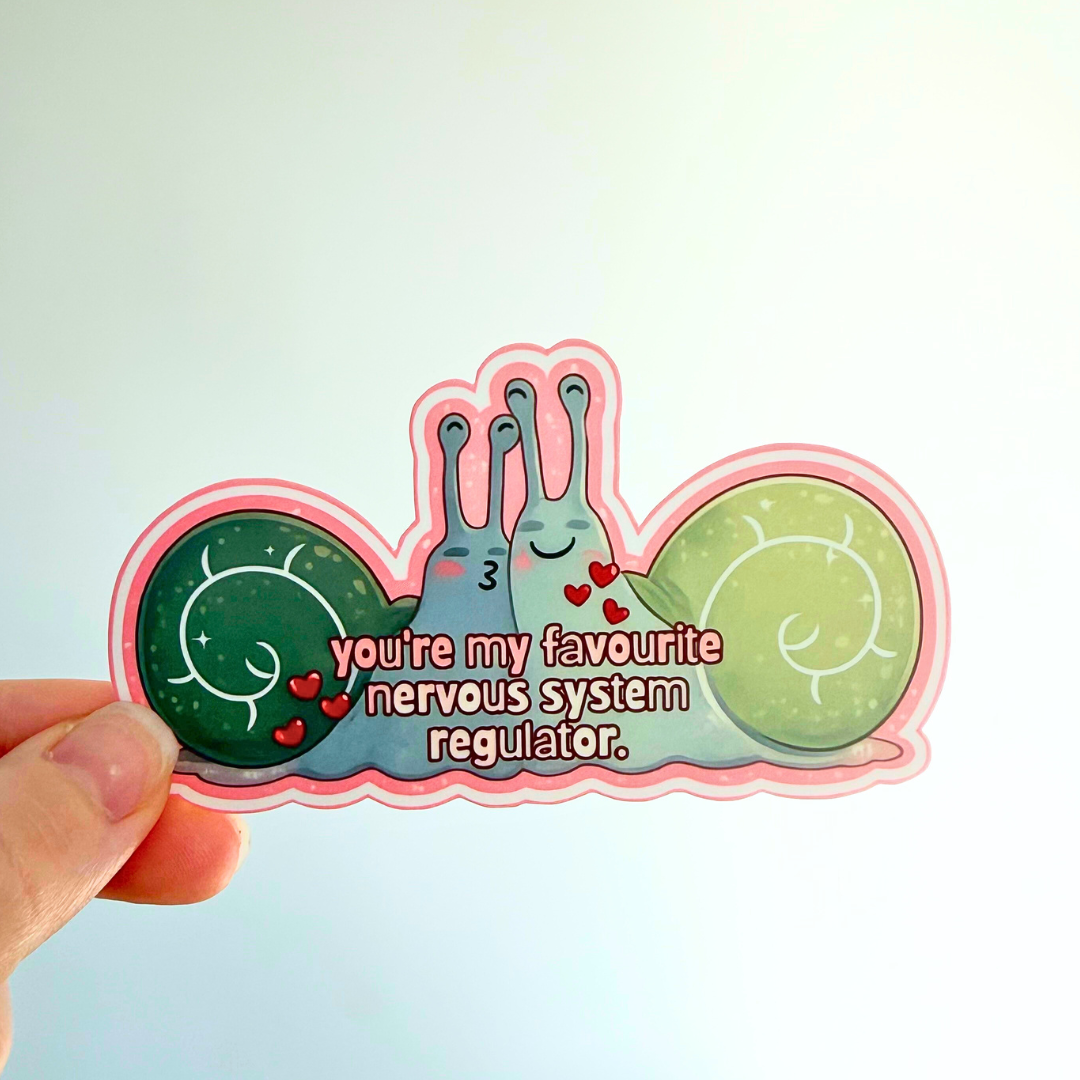 You're my favourite nervous system regulator Valentines Day Sticker