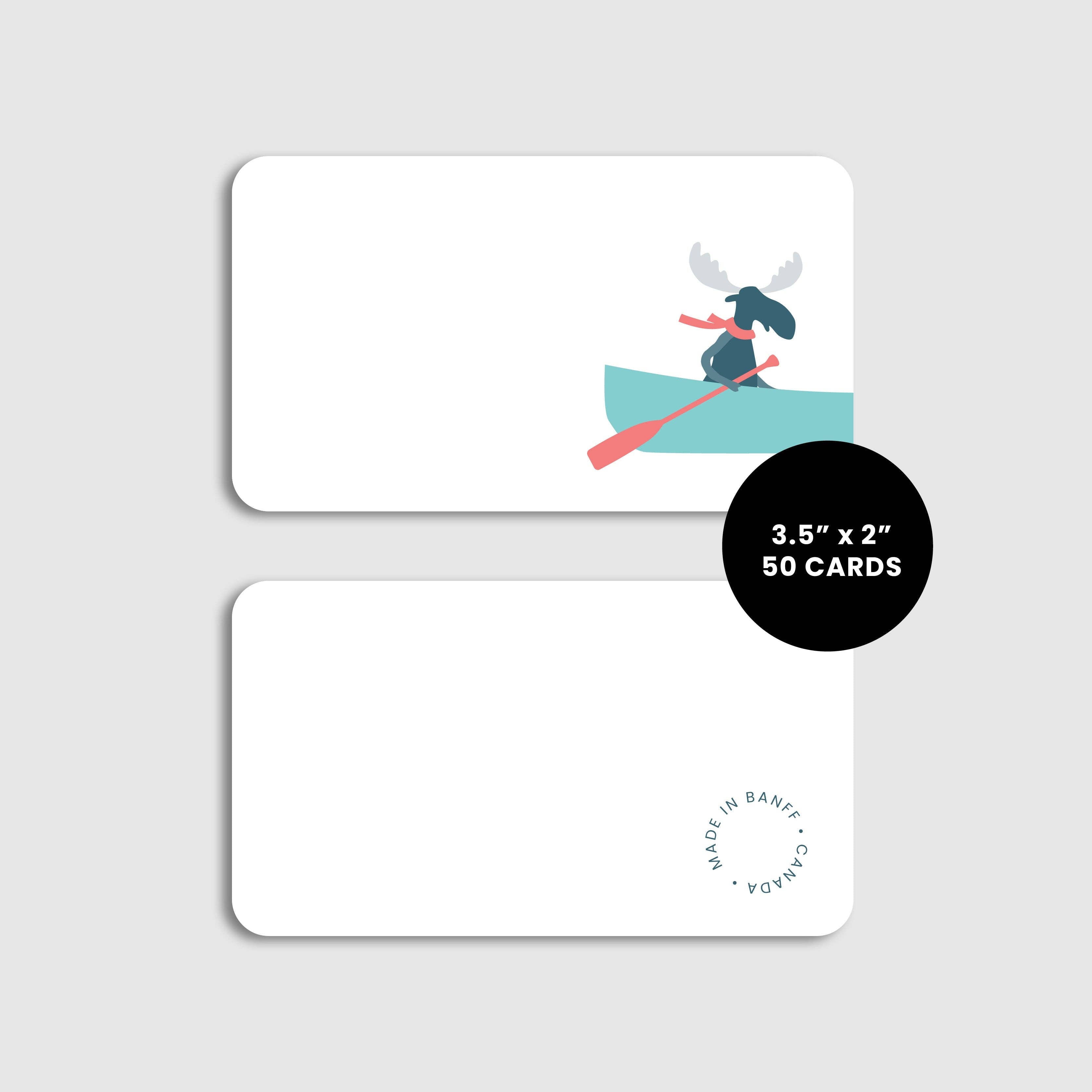Mini Notes - Moose Canoe