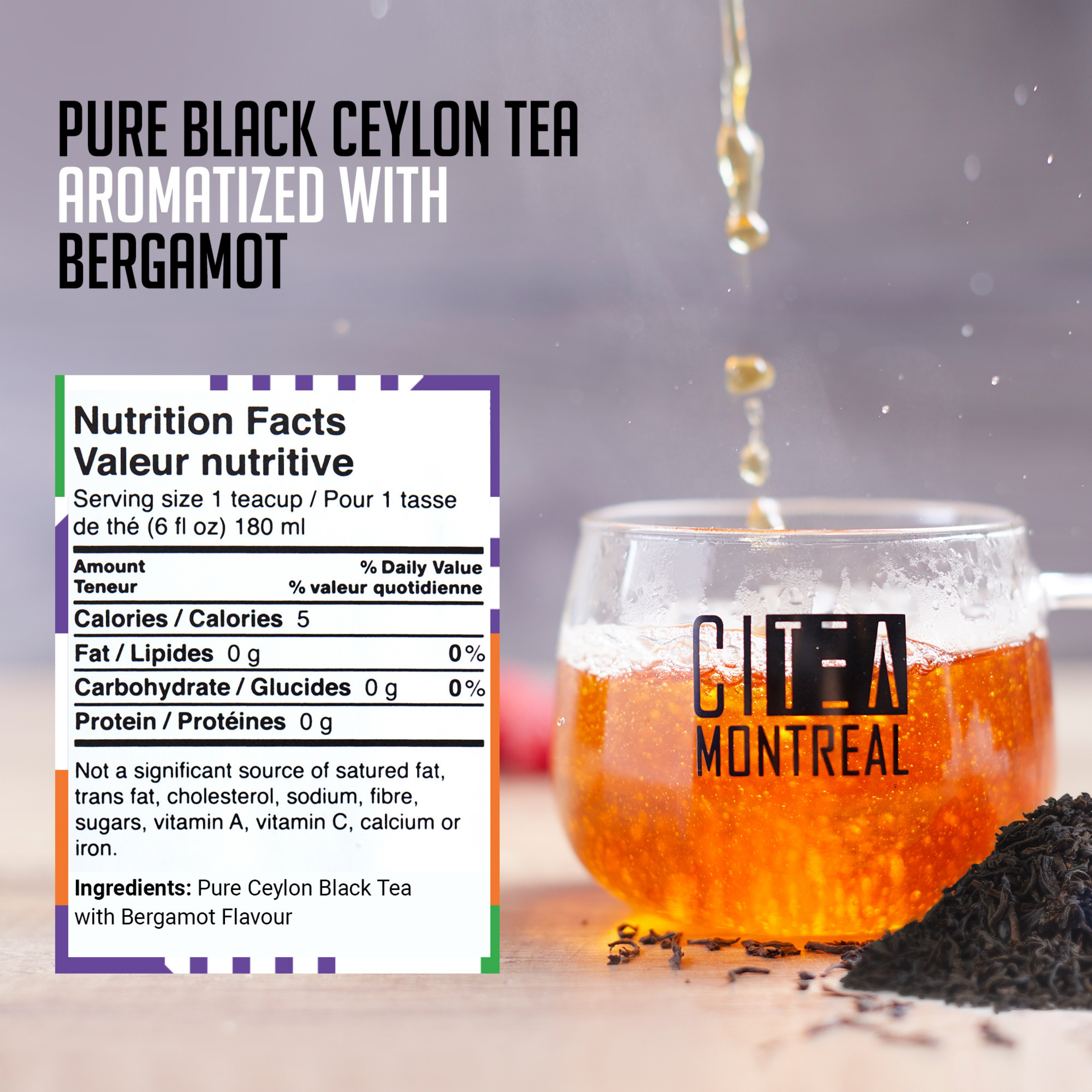 Earl Grey Black Tea Pyramid Tea Bags