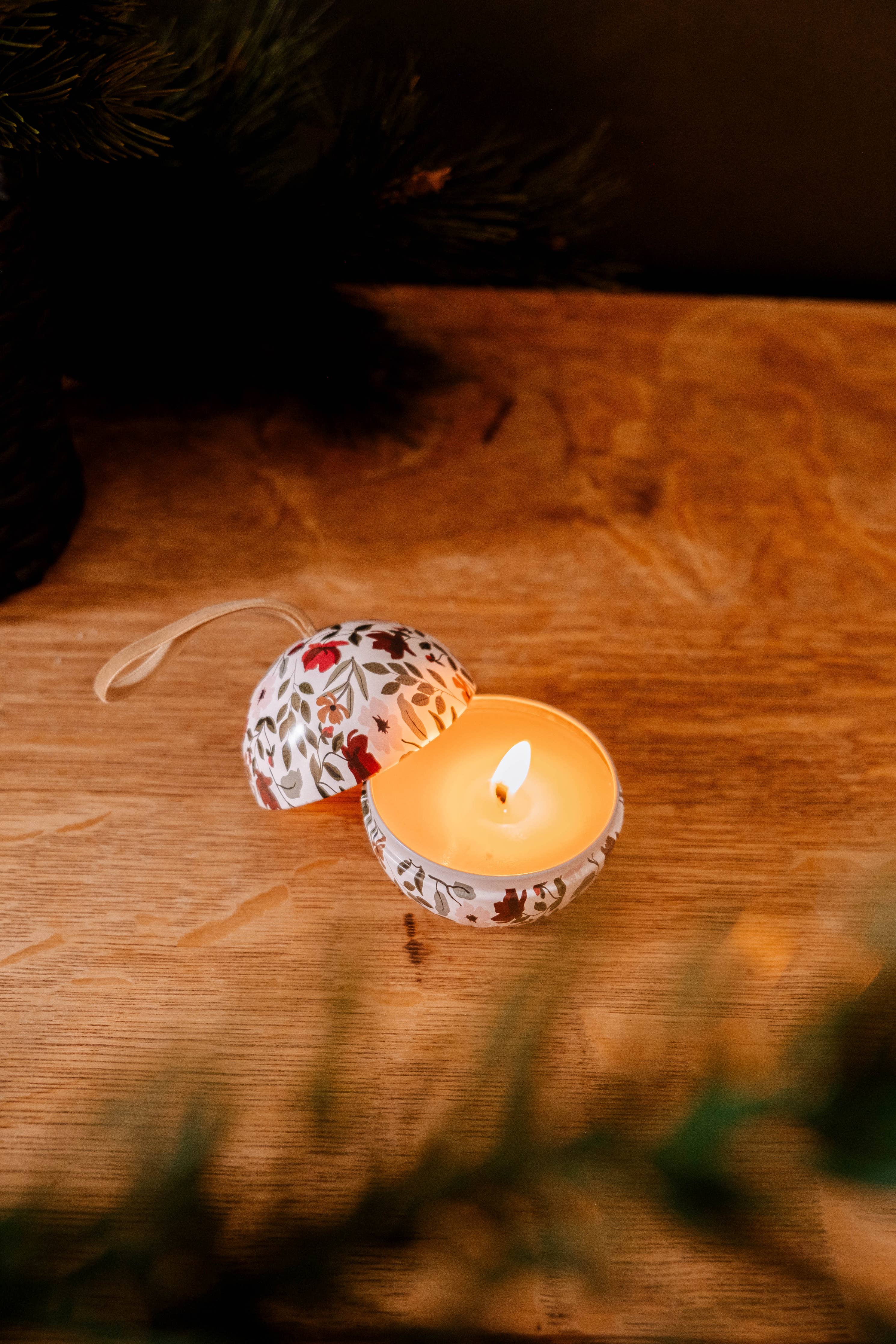 Enchanted Forest - Christmas Ornament Candle