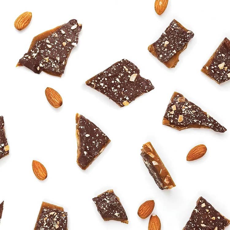 Almond Butter Crunch Toffee