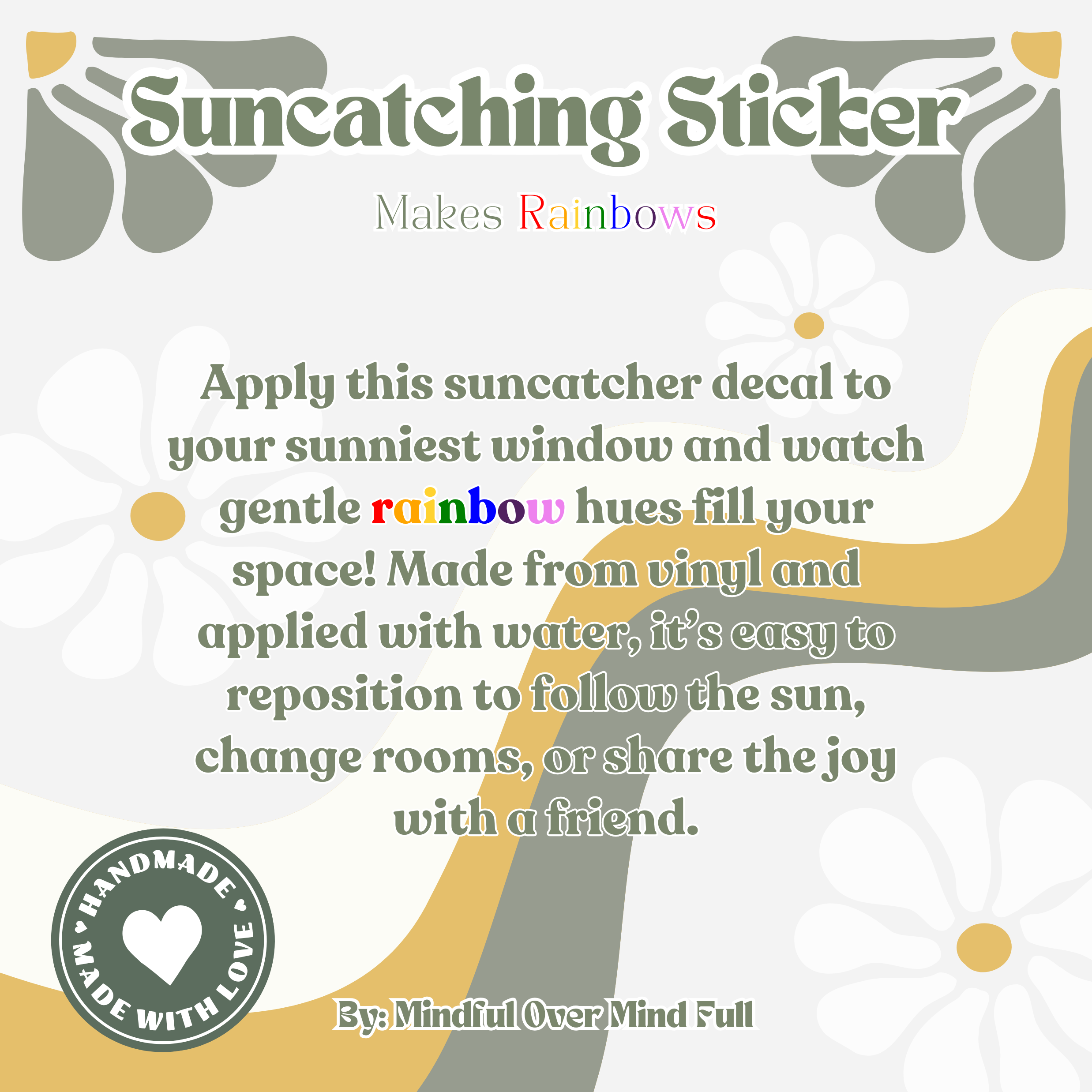 Butterfly Suncatcher Sticker