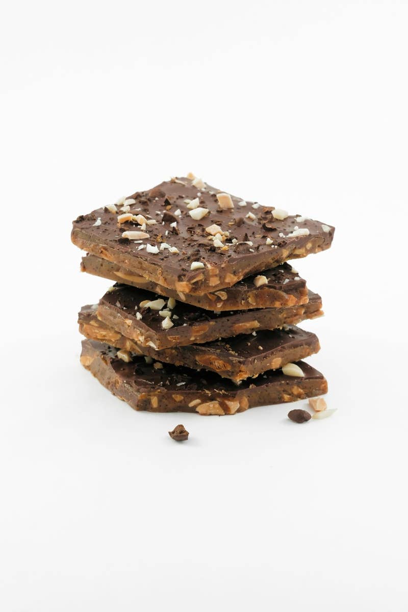 Almond Butter Crunch Toffee