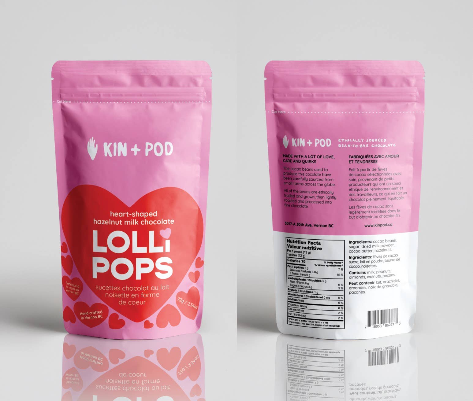 Hazelnut Heart Lolli