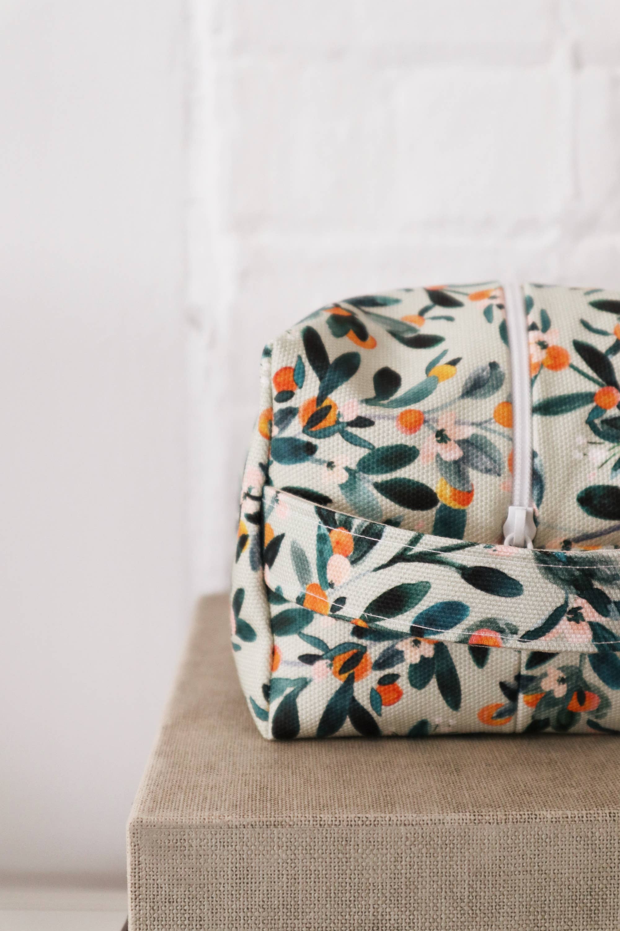Makeup Bag- Sage Citrus
