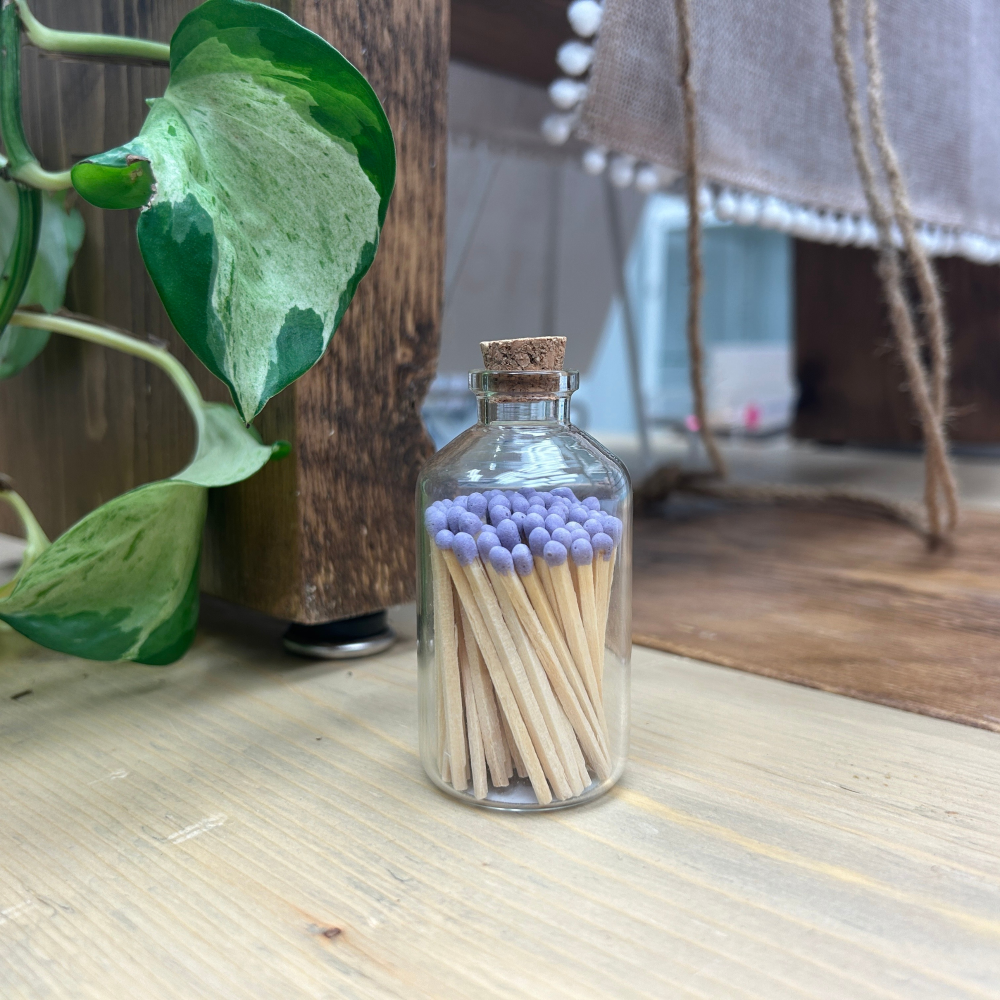 Apothecary Matches: Color Tip Jar Matchsticks: Unlabelled