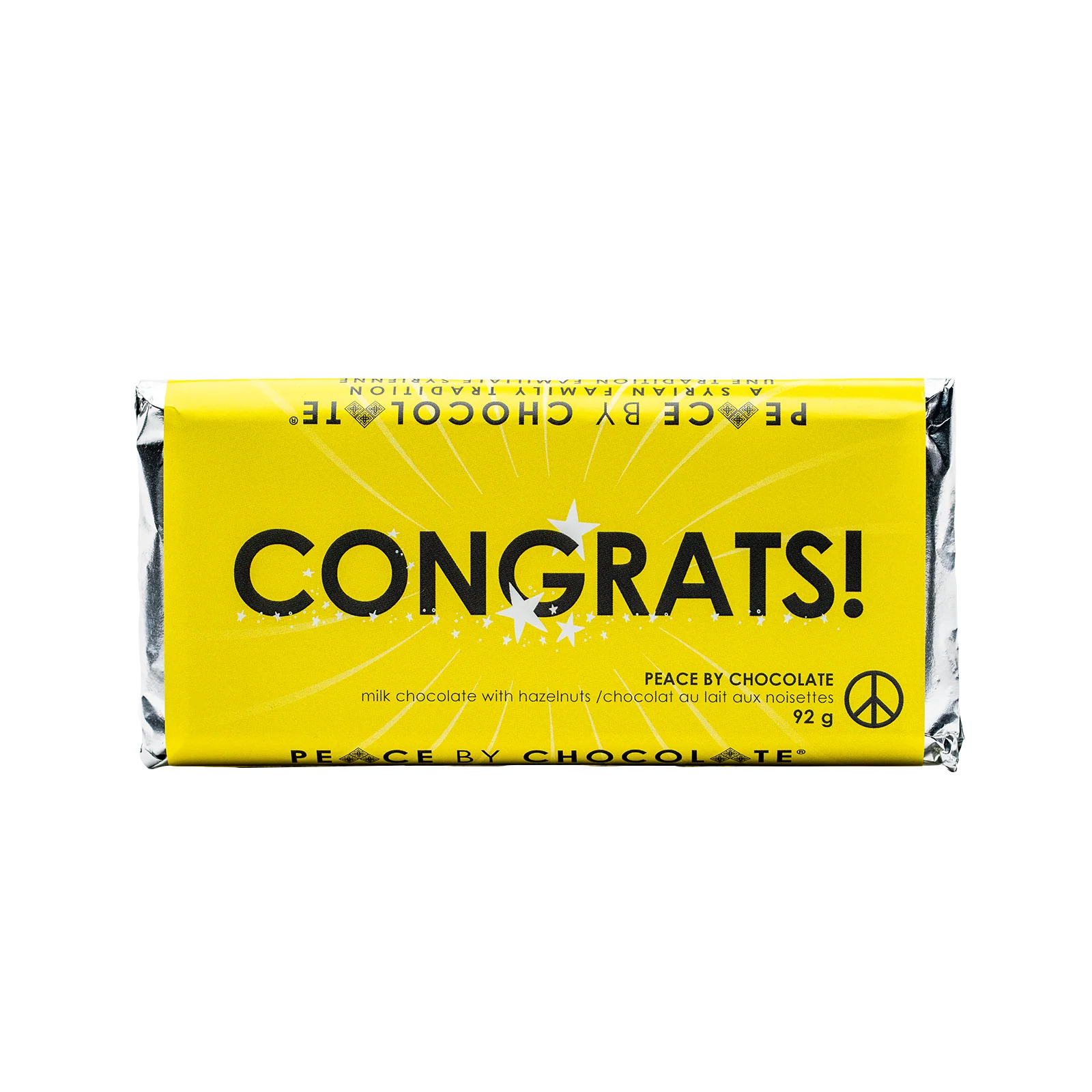 Congrats Milk Chocolate w/ Hazelnuts Bar