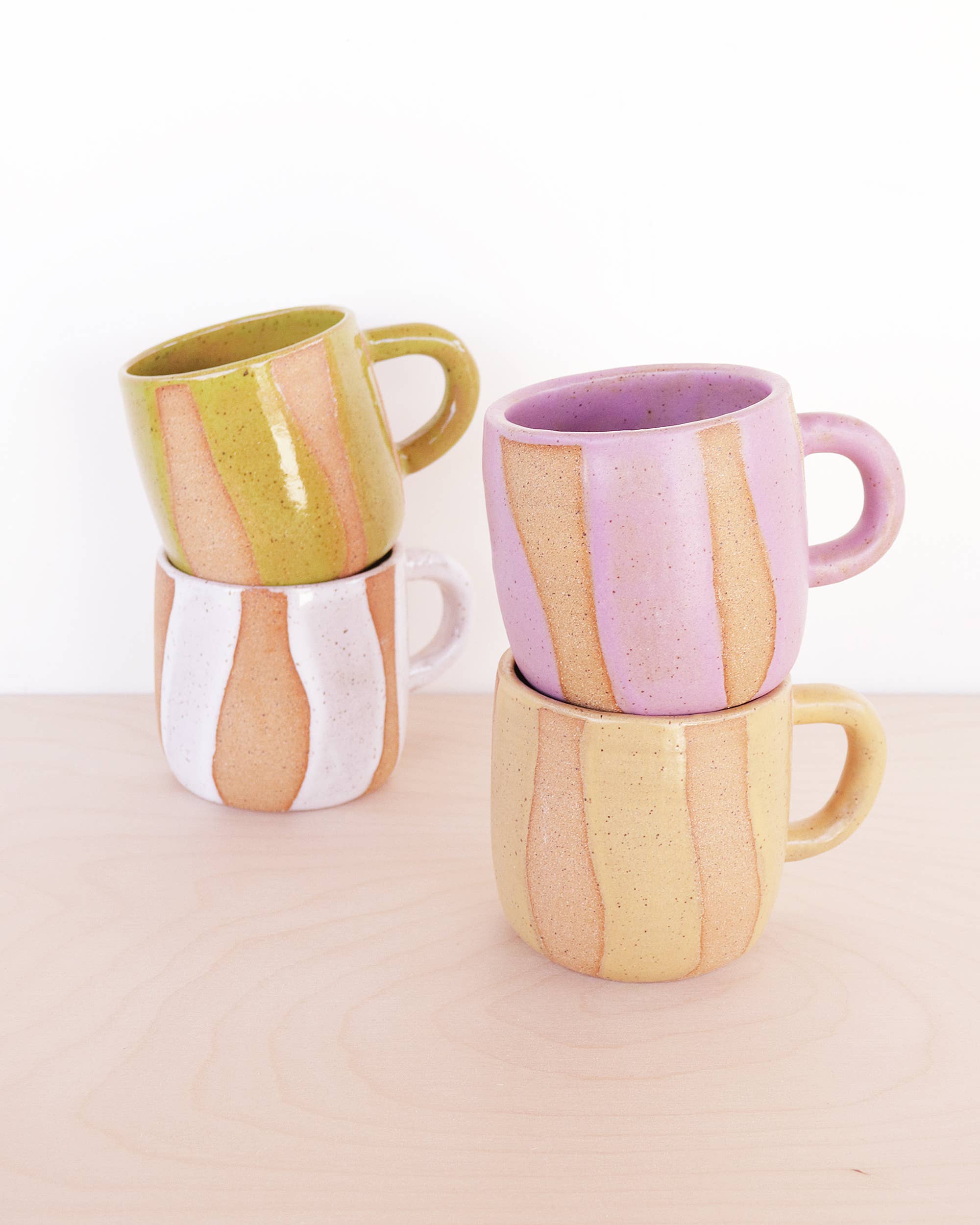 Handmade Ceramic Coffee Mug - 10oz
