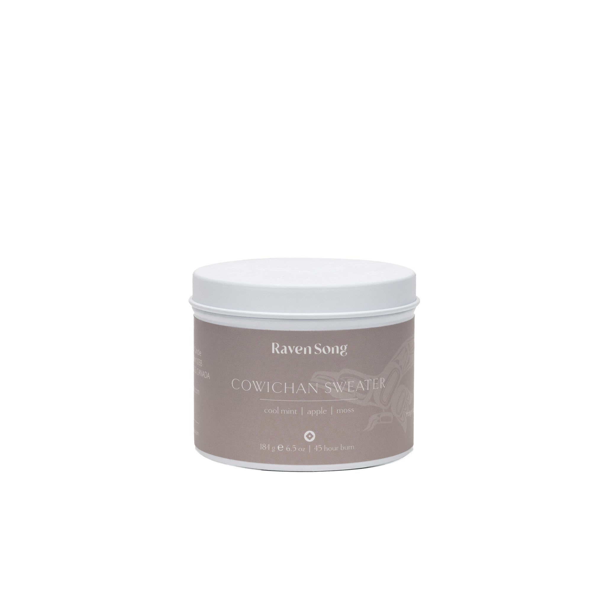 Cowichan Sweater Candle | Cool mint + Apple + Moss