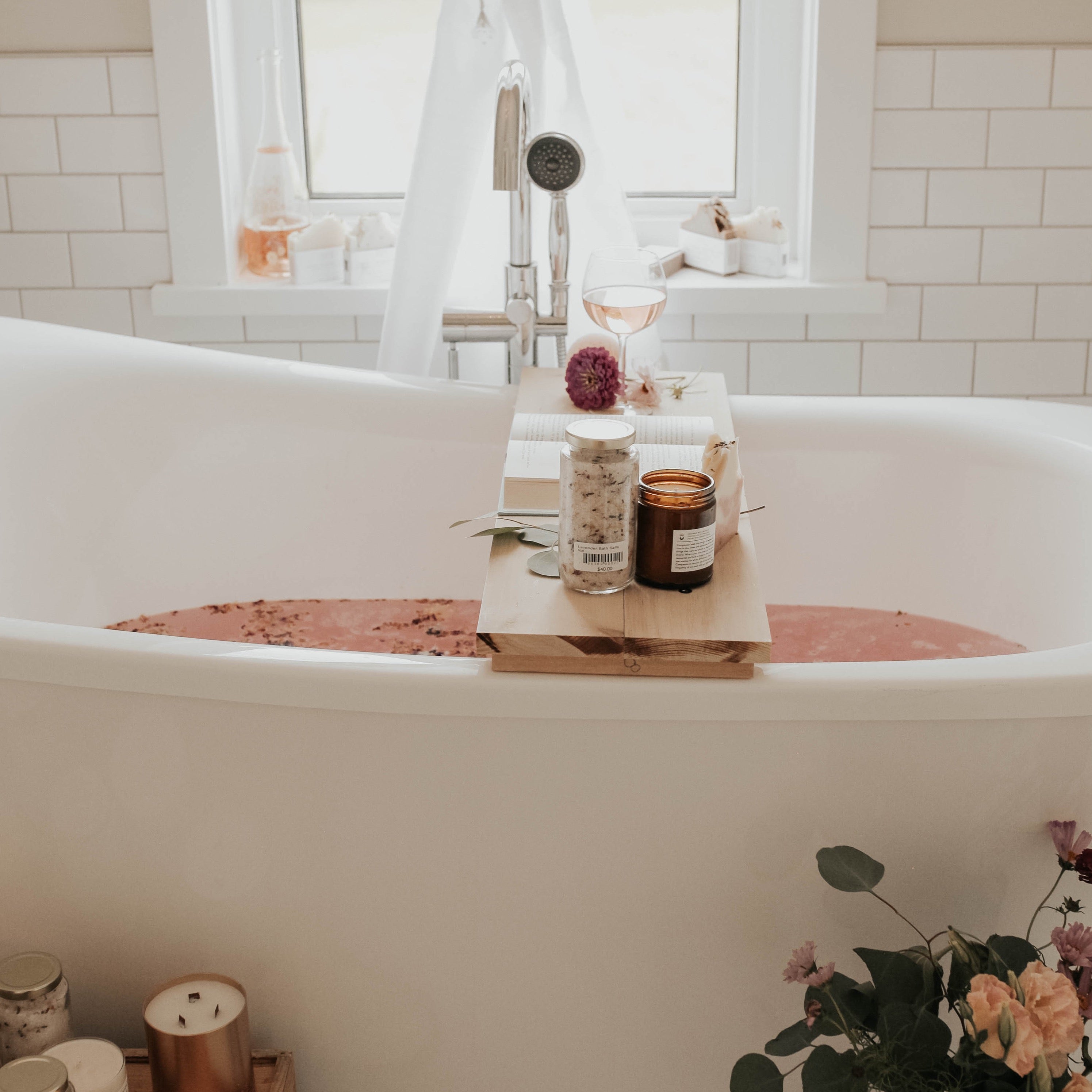 Bath Lover's Bundle: Bath Melt + Bath Salt + 2 Bath Bombs