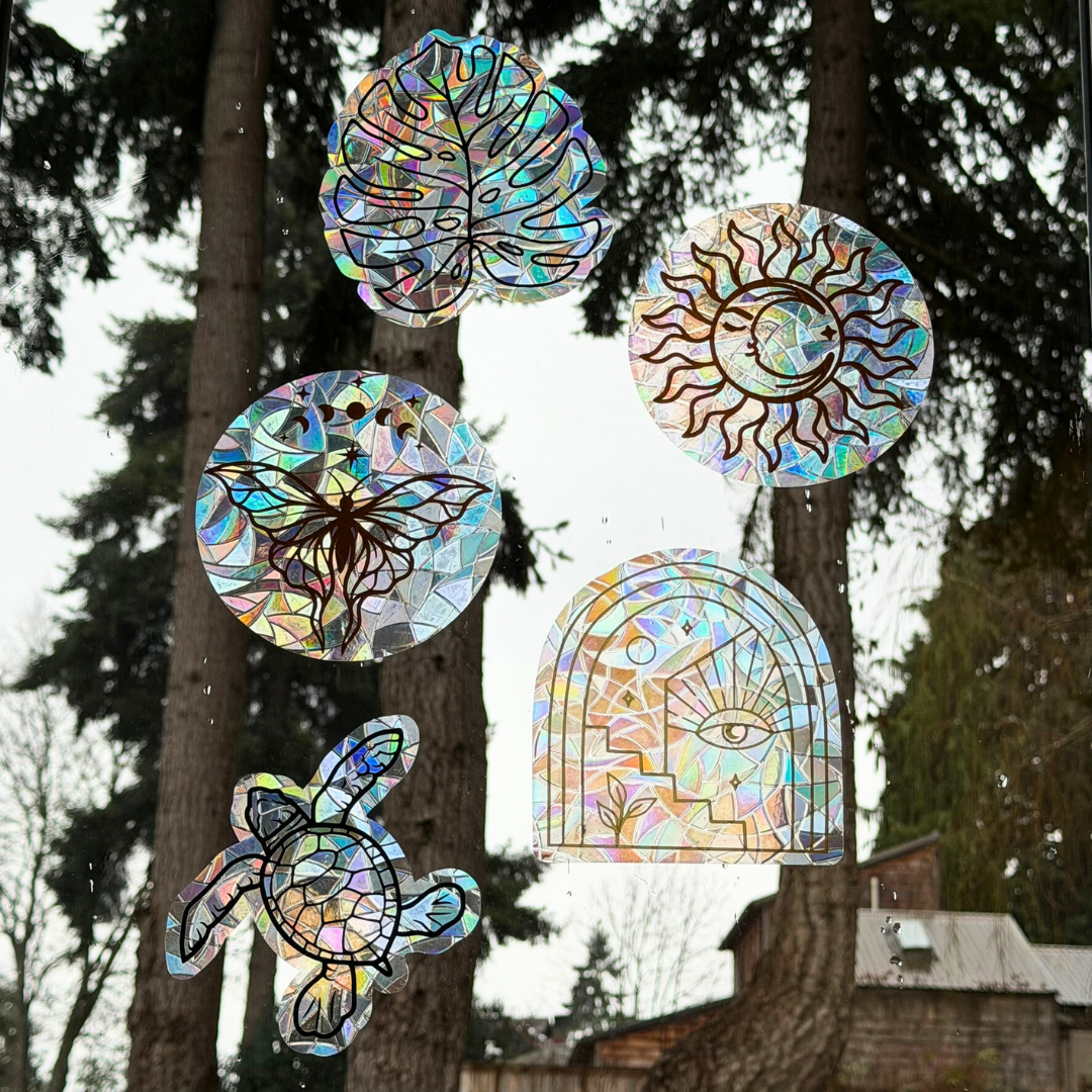 Turtle Suncatcher Sticker