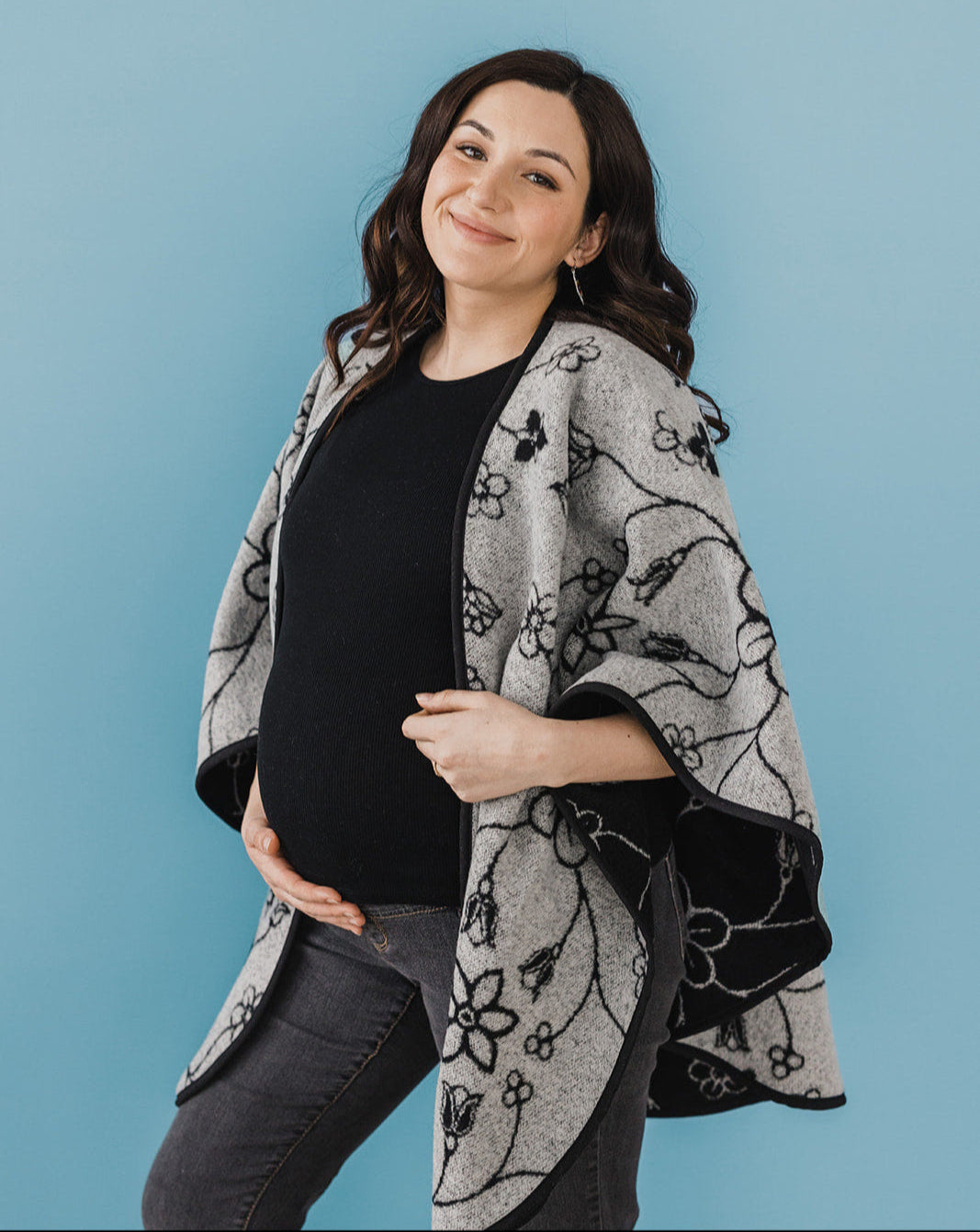 Fleurs Indigenous Shawl