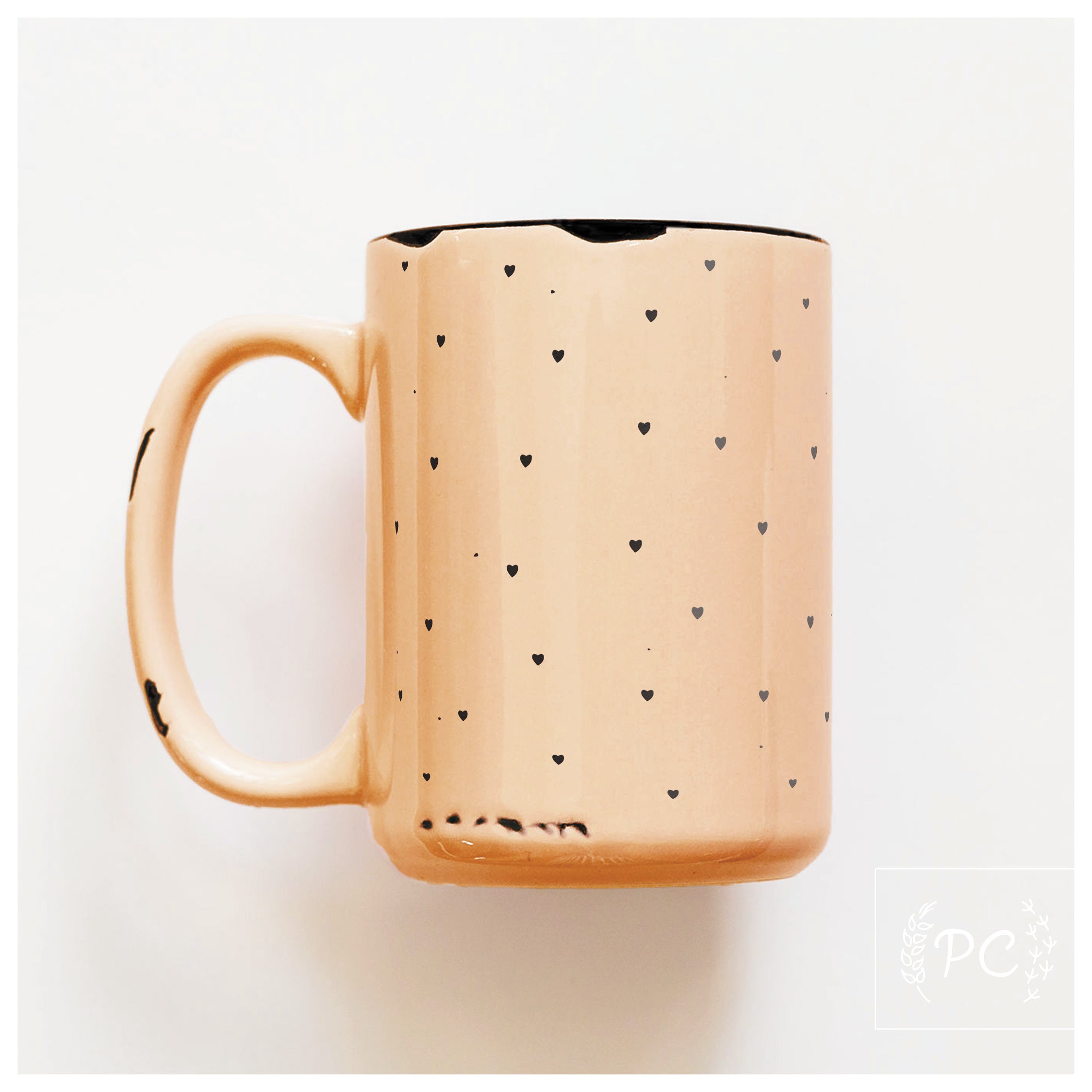 mini hearts | ceramic mug