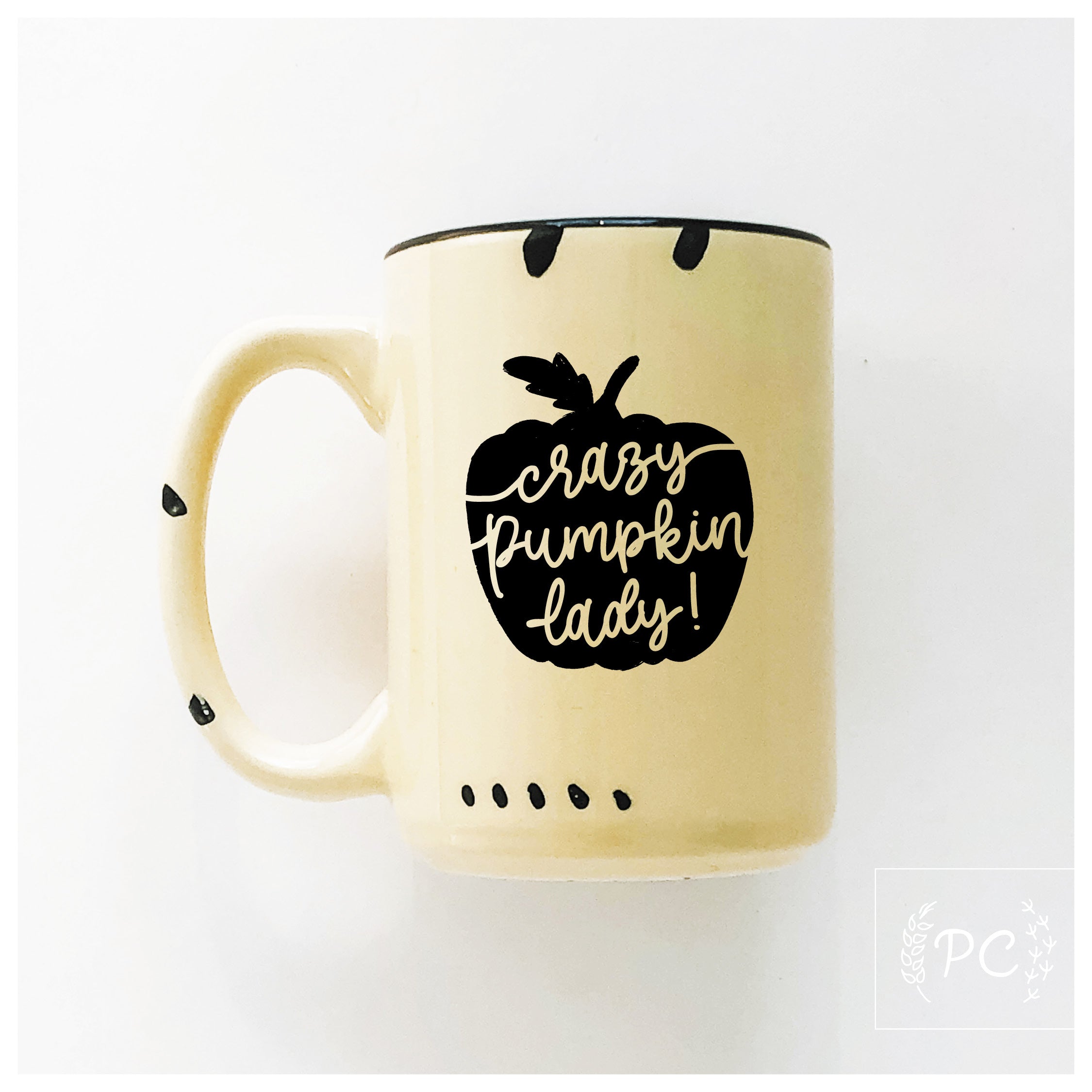 crazy pumpkin lady | ceramic mug
