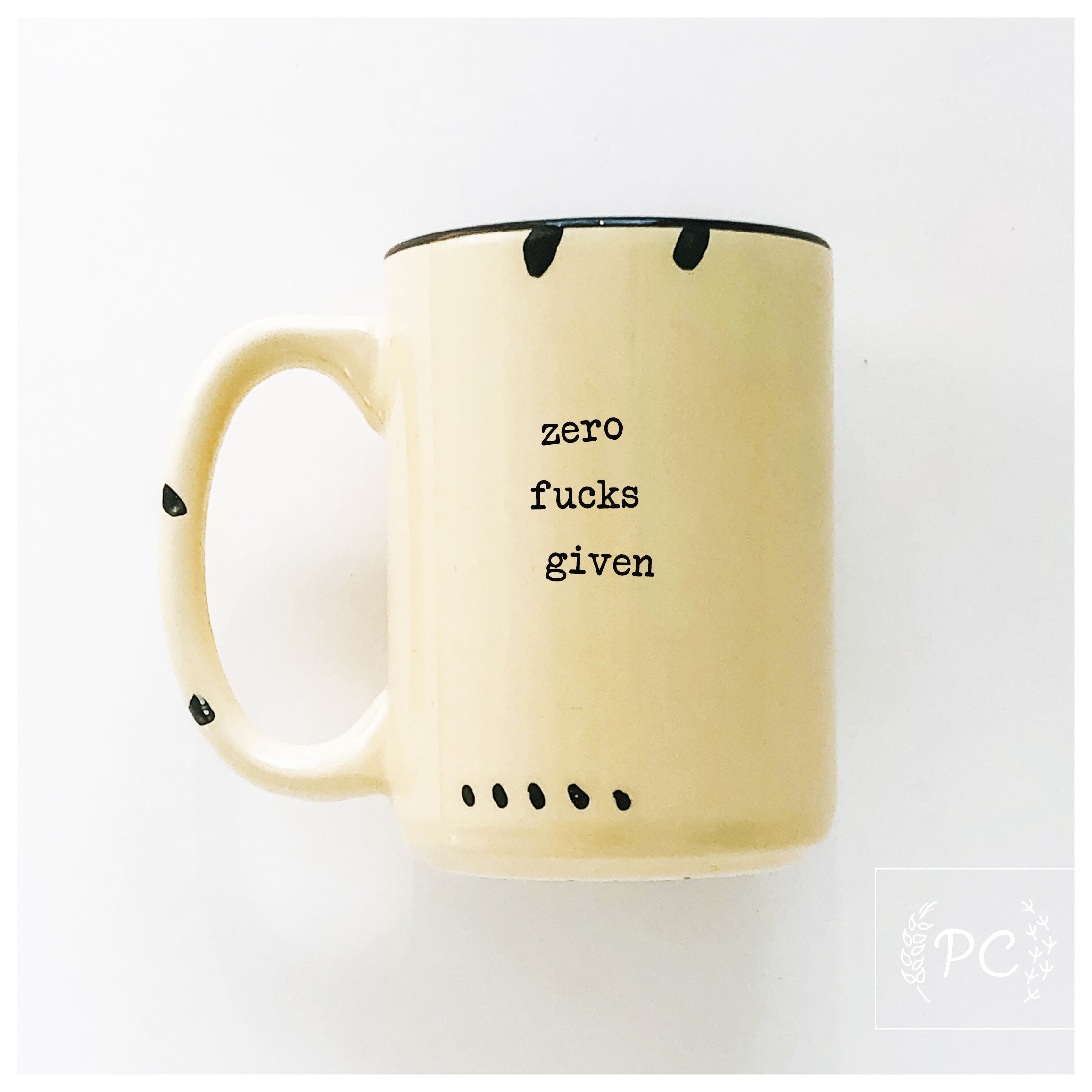 zero fucks given | ceramic mug | sweary | funny
