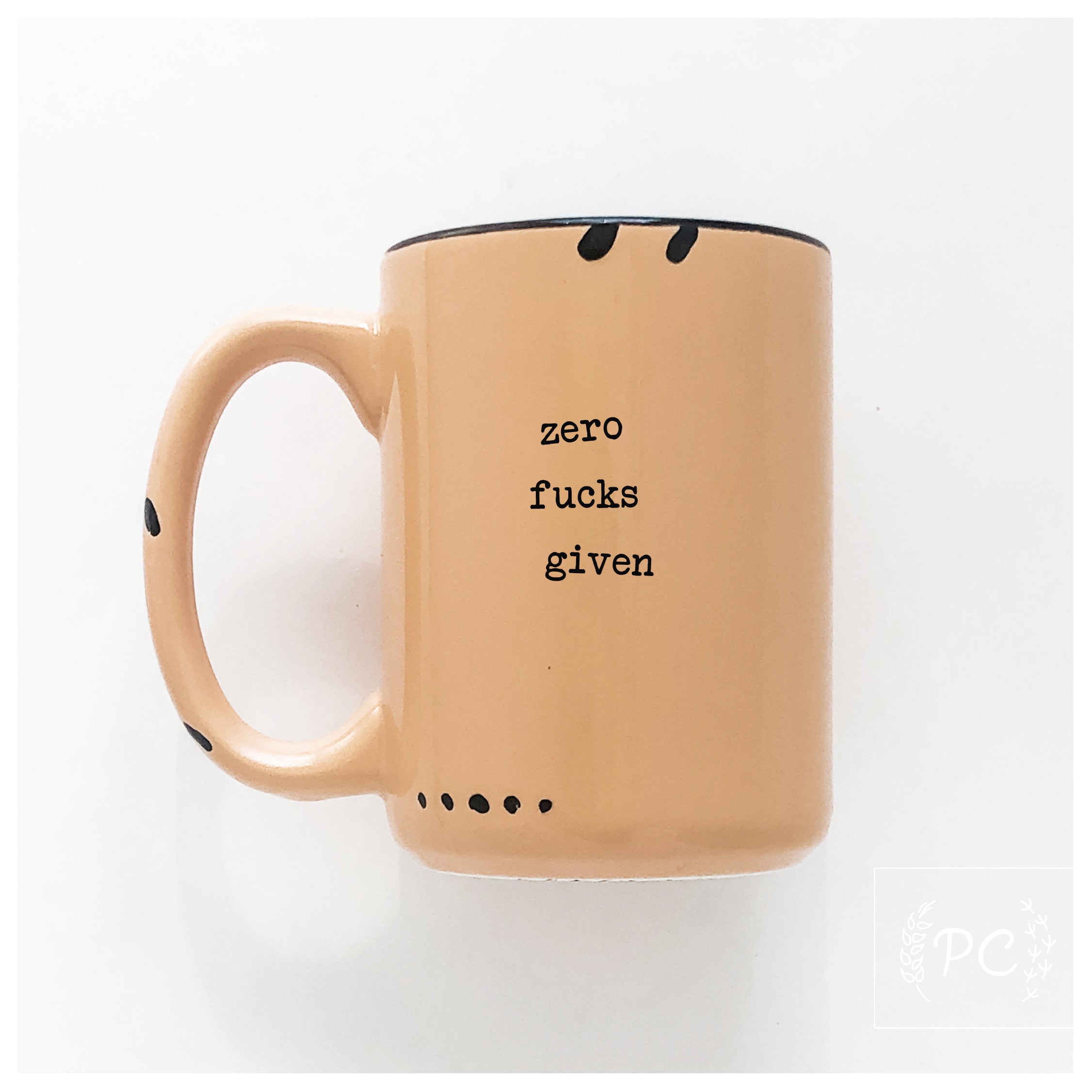 zero fucks given | ceramic mug | sweary | funny