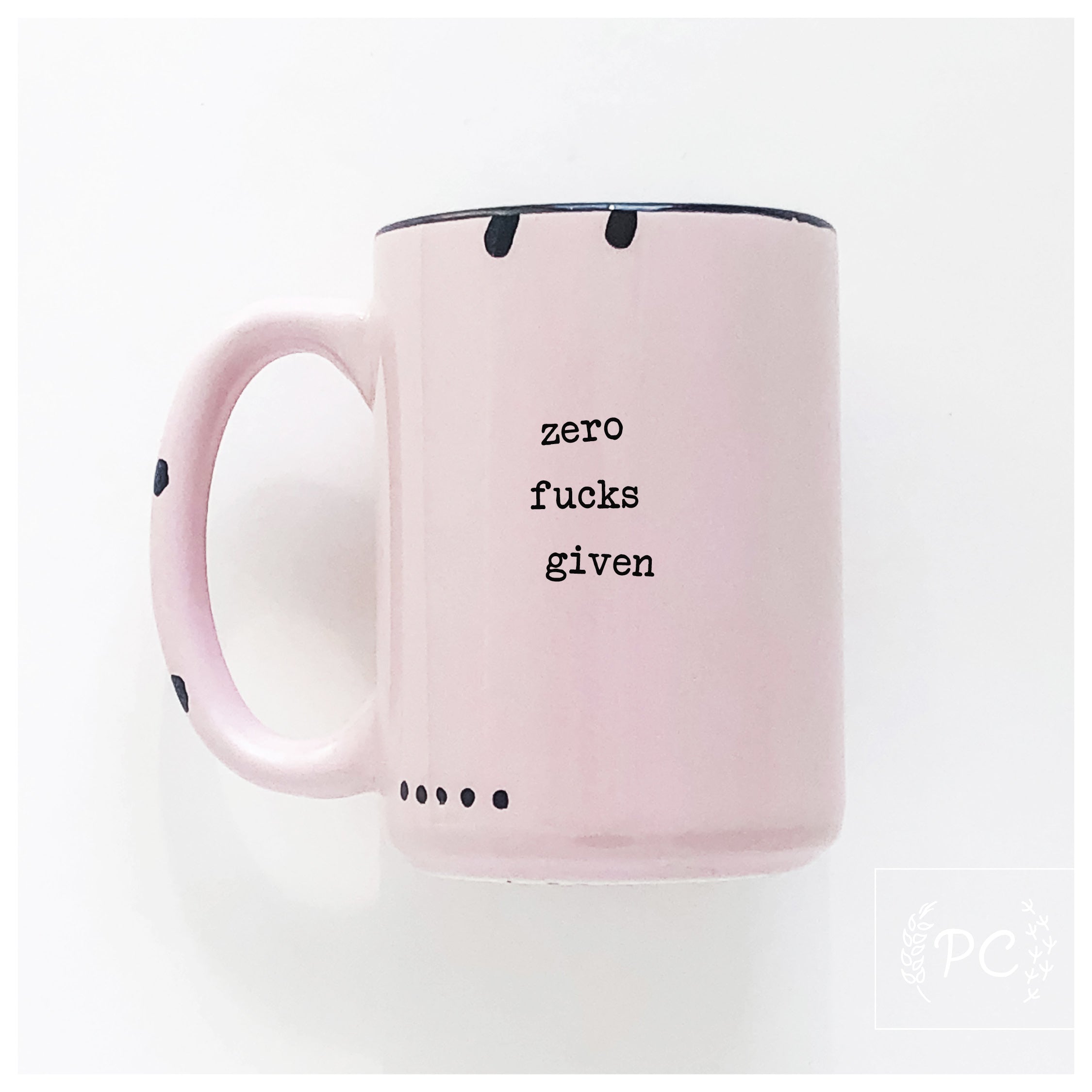 zero fucks given | ceramic mug | sweary | funny