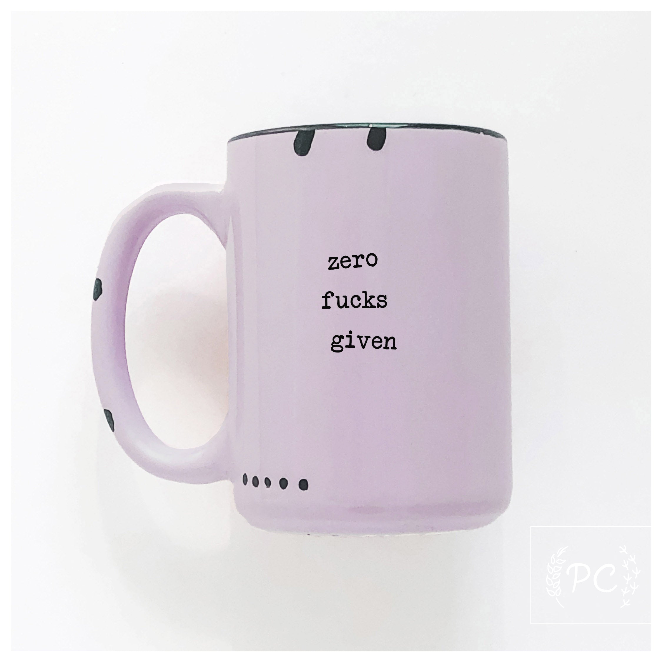 zero fucks given | ceramic mug | sweary | funny
