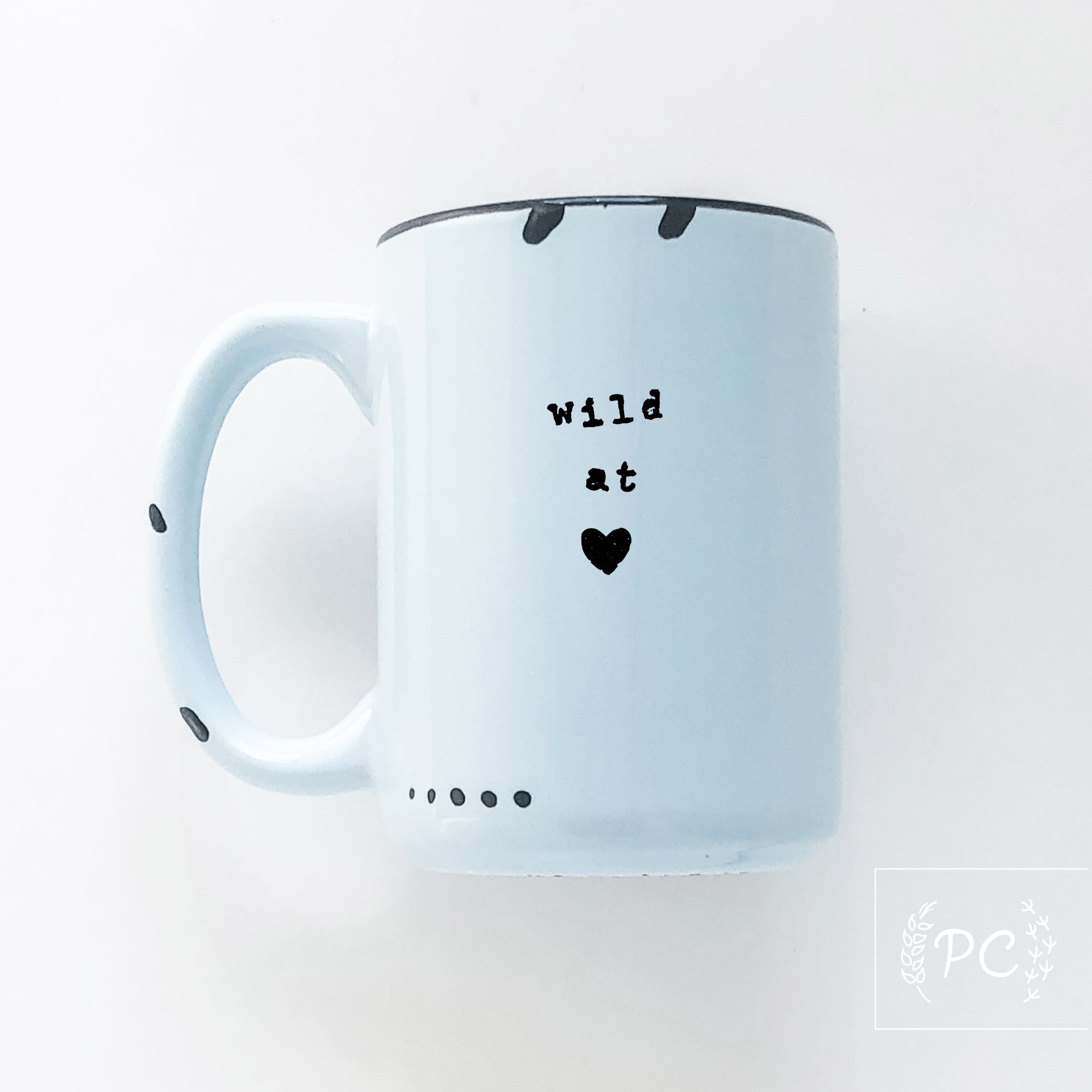 wild at heart | ceramic mug | heartfelt