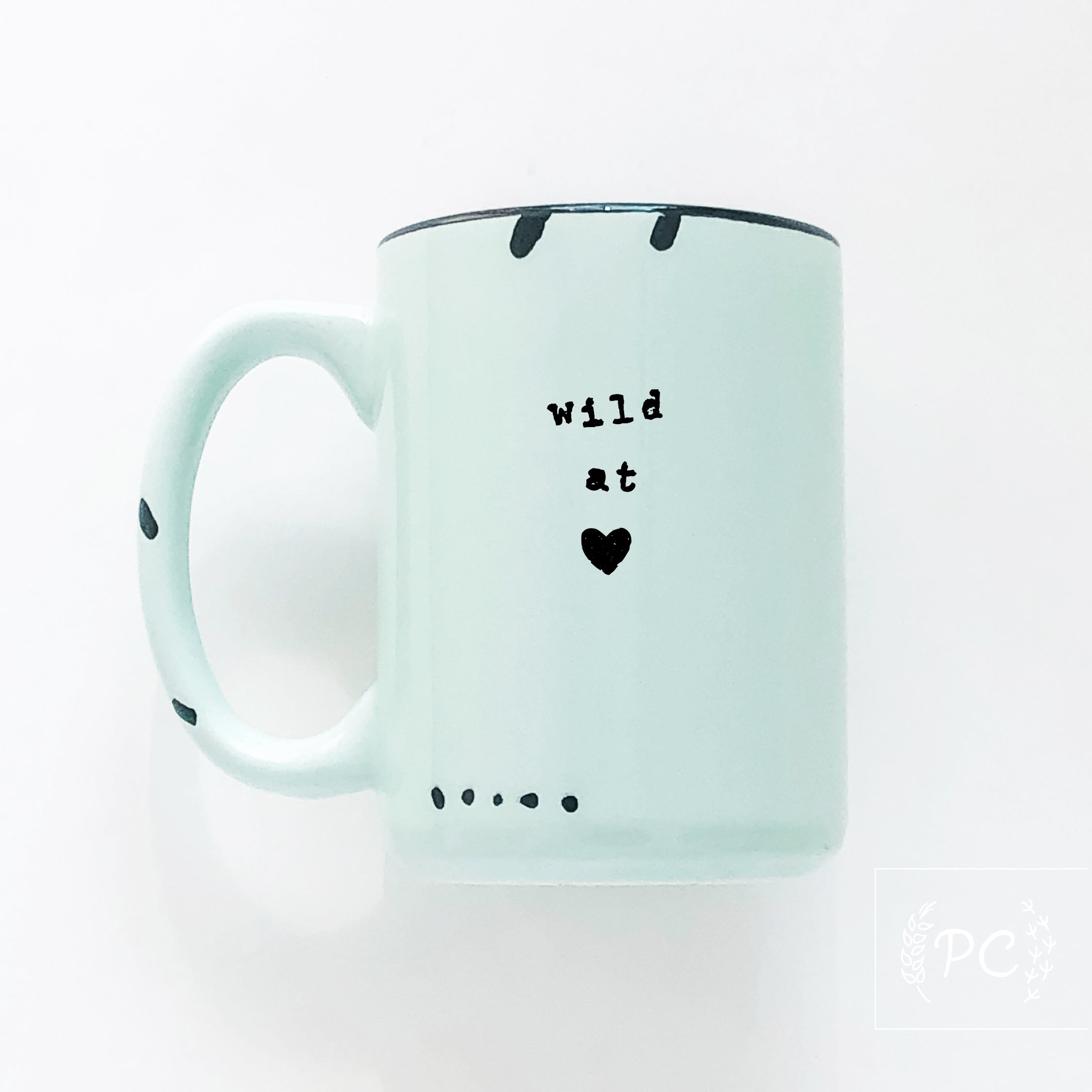 wild at heart | ceramic mug | heartfelt