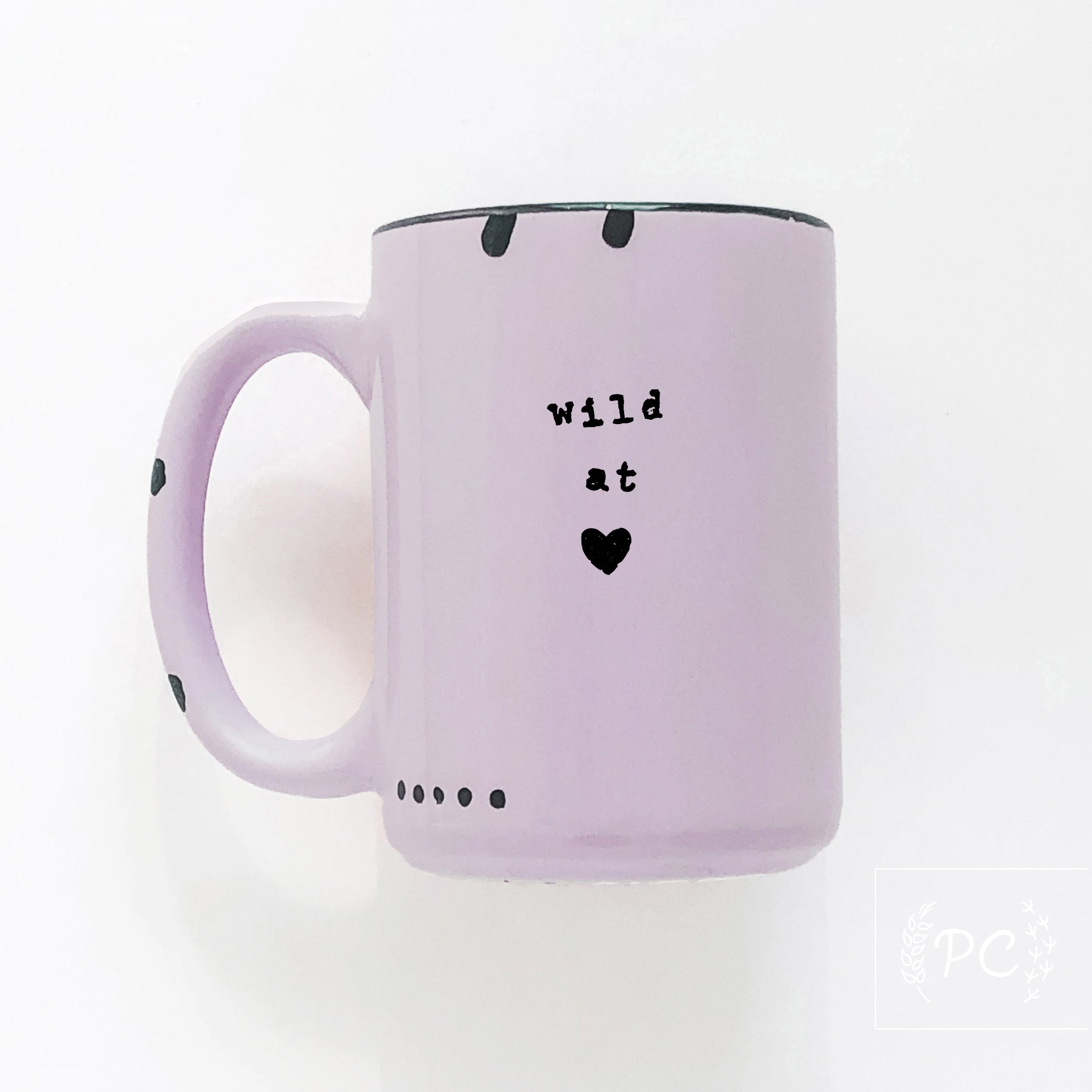 wild at heart | ceramic mug | heartfelt
