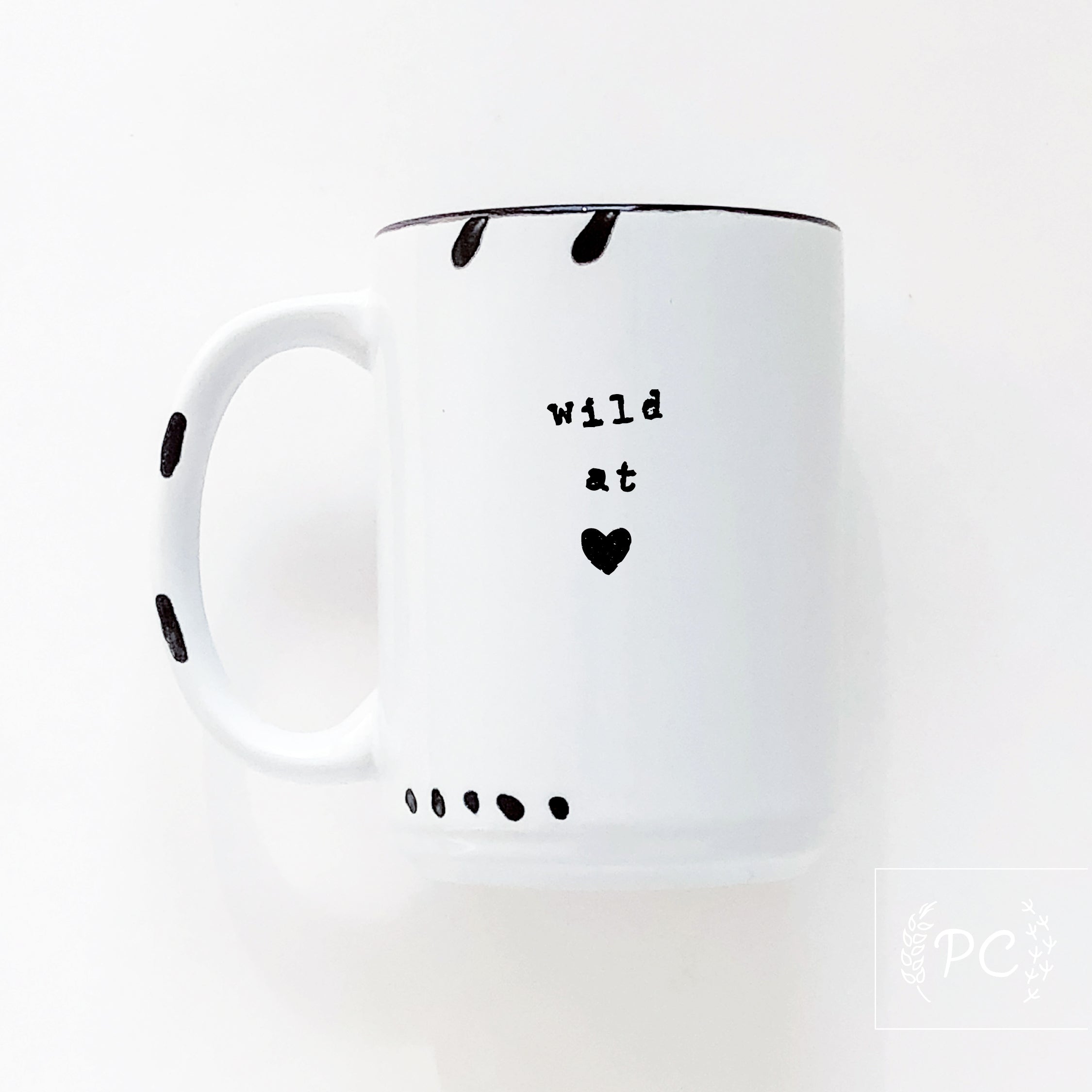 wild at heart | ceramic mug | heartfelt