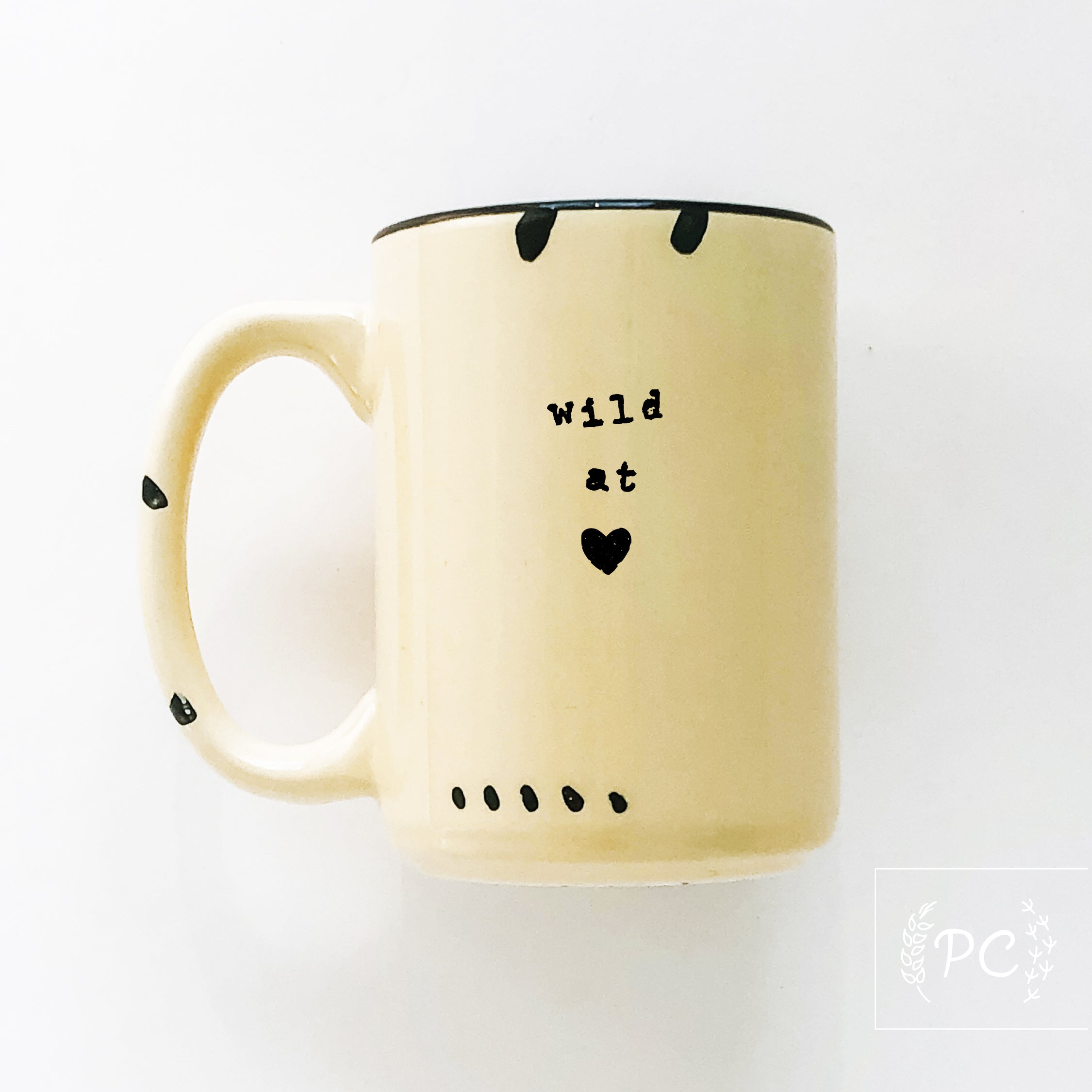 wild at heart | ceramic mug | heartfelt