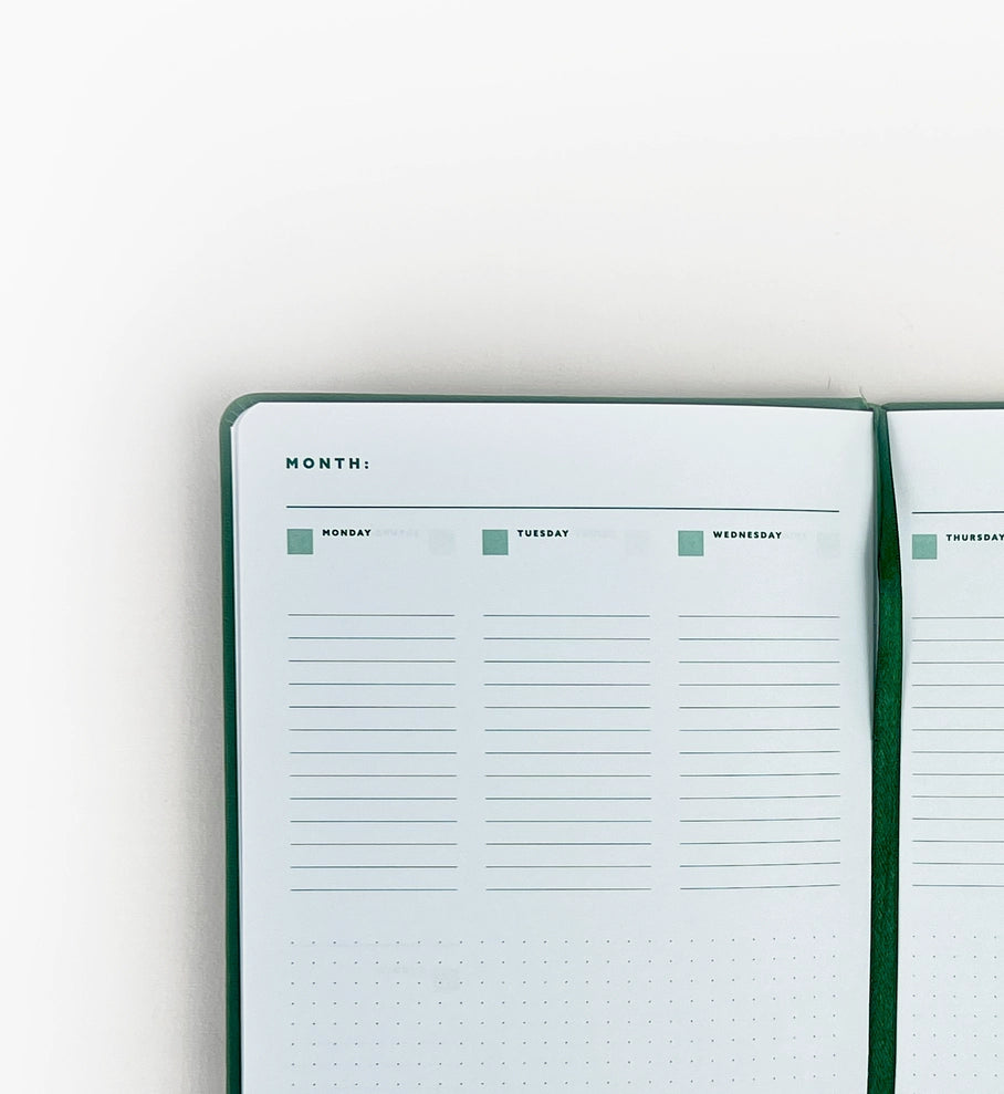 Planner Forest Green (Undated)