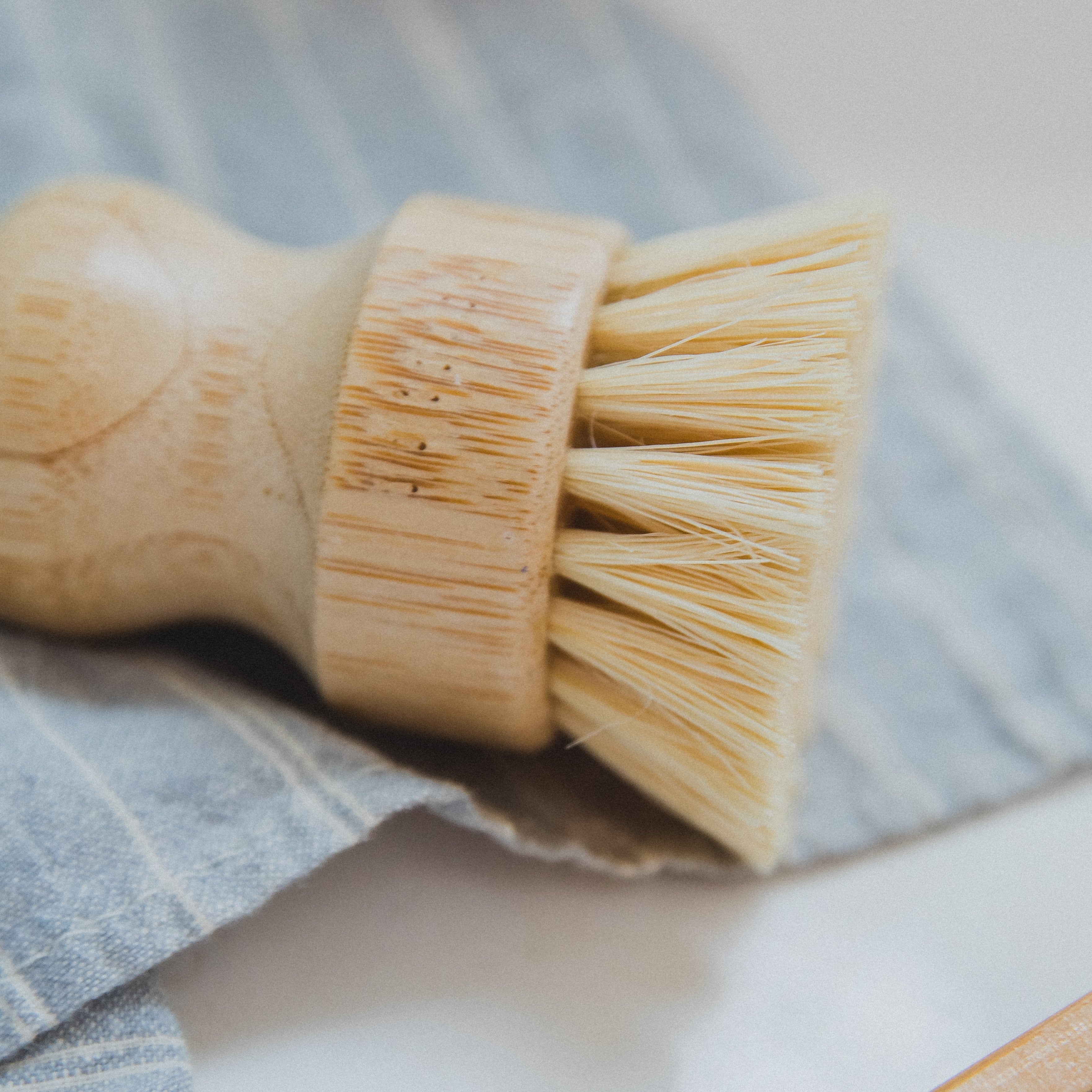 home - natural sisal bamboo brush
