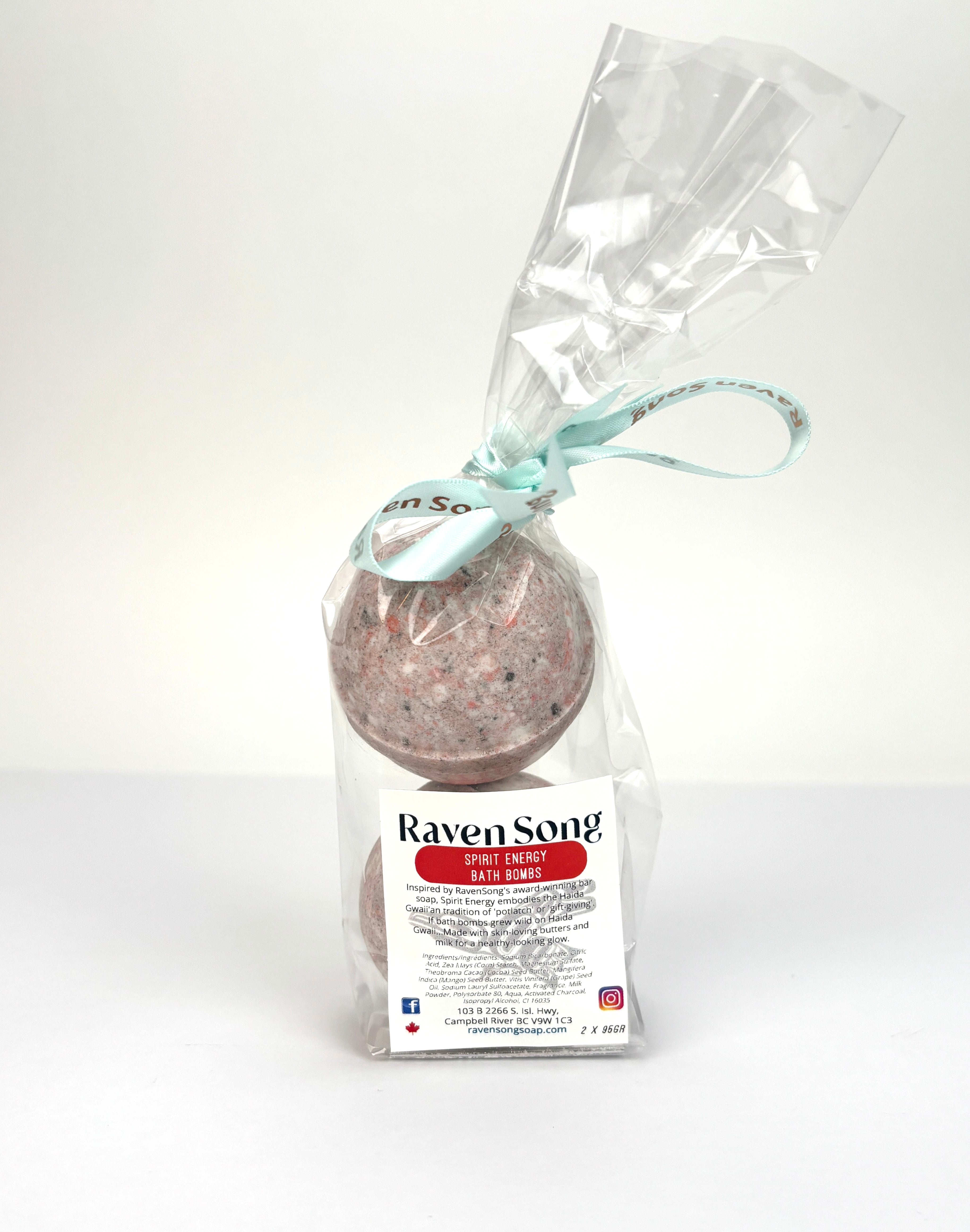 Spirit Energy 2-Pack Bath Bomb | Sparkling Citrus + Blackberry + Jasmine