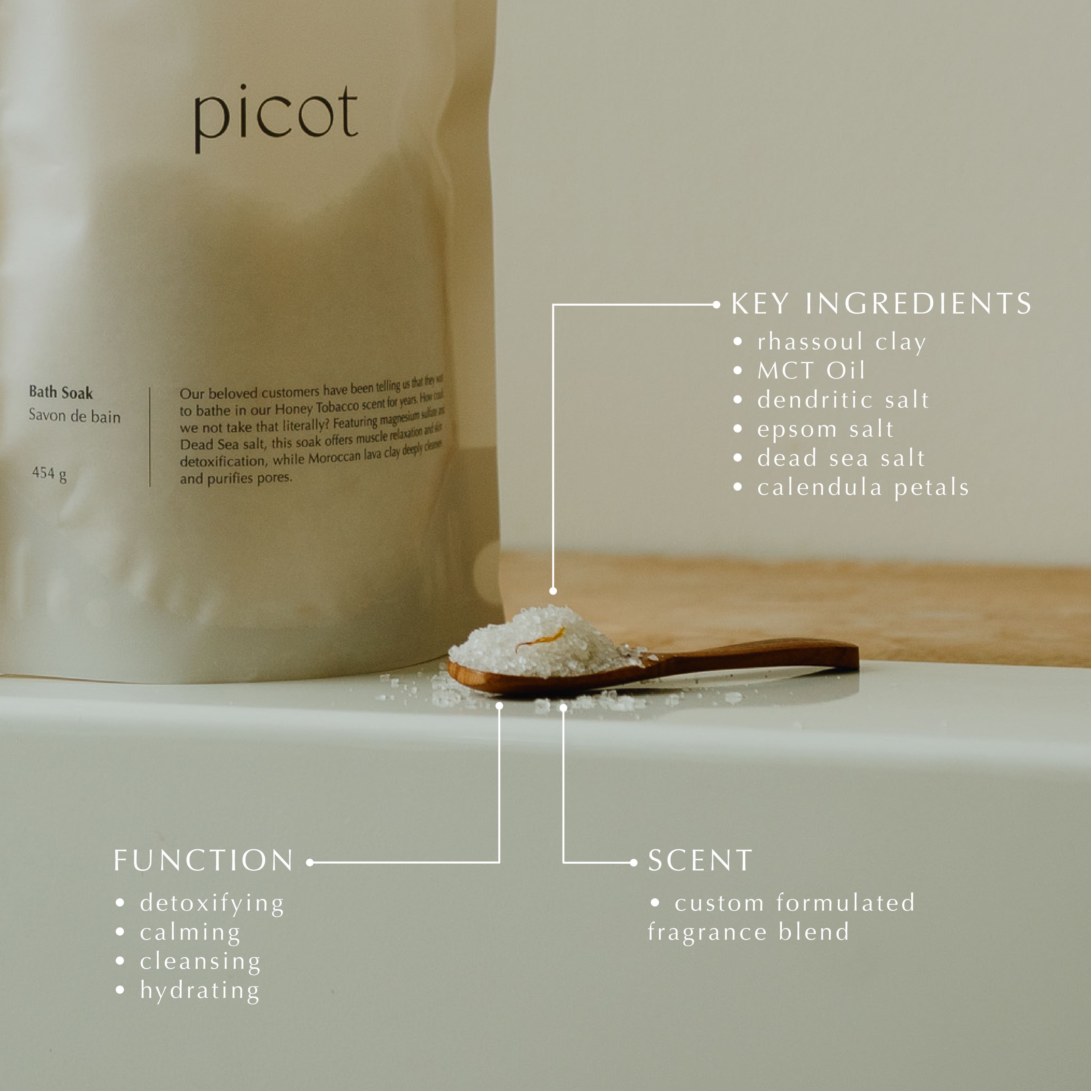 Honey Tobacco Bath Soak