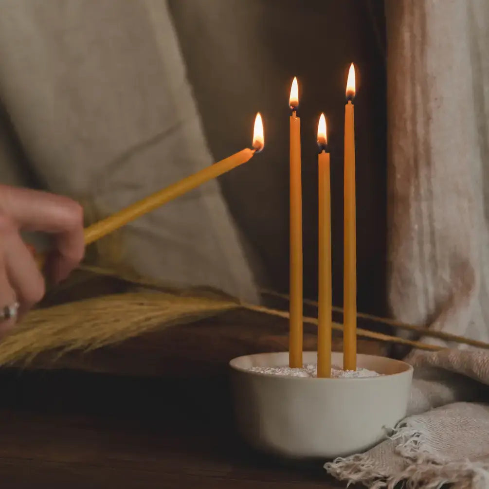 Monastery Beeswax Candle Taper - Singles
