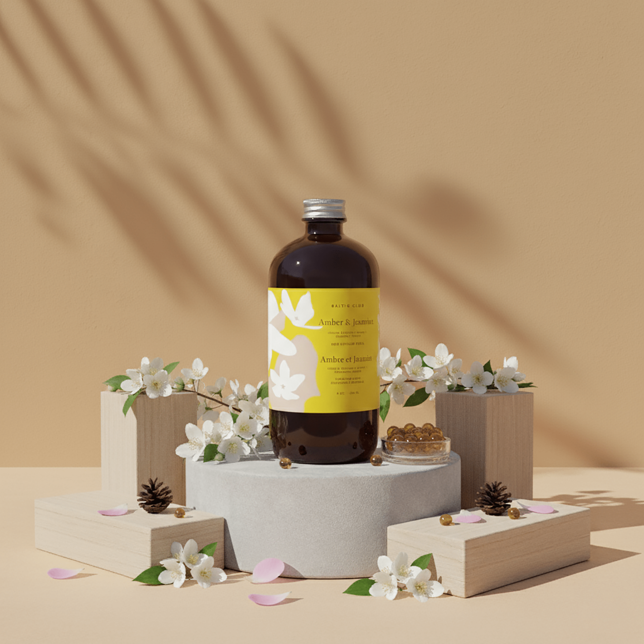 Amber & Jasmine Reed diffuser - Refill