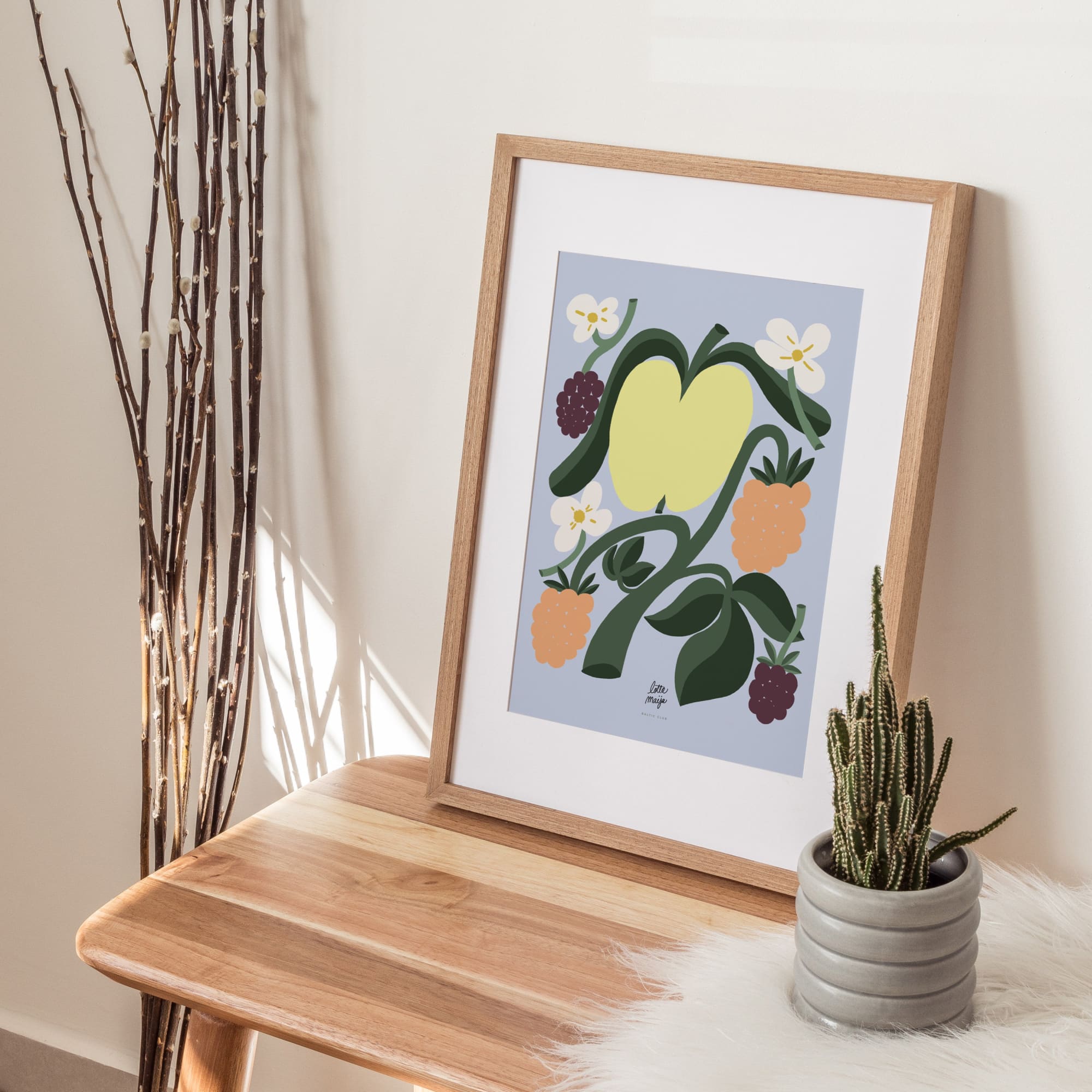 Apple Art print