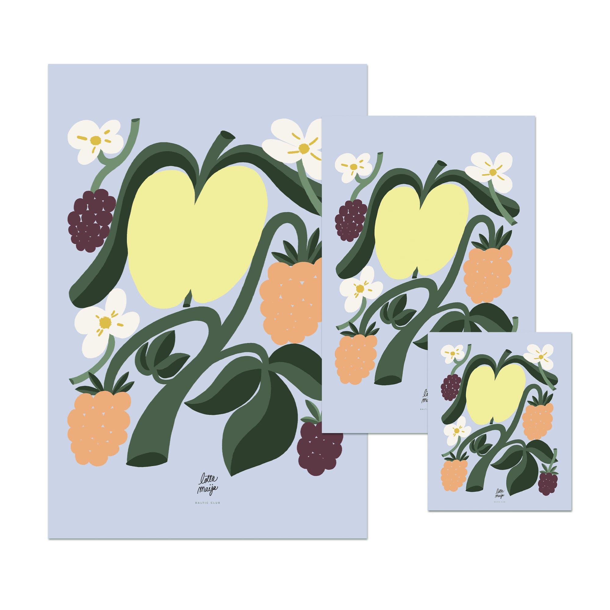 Apple Art print