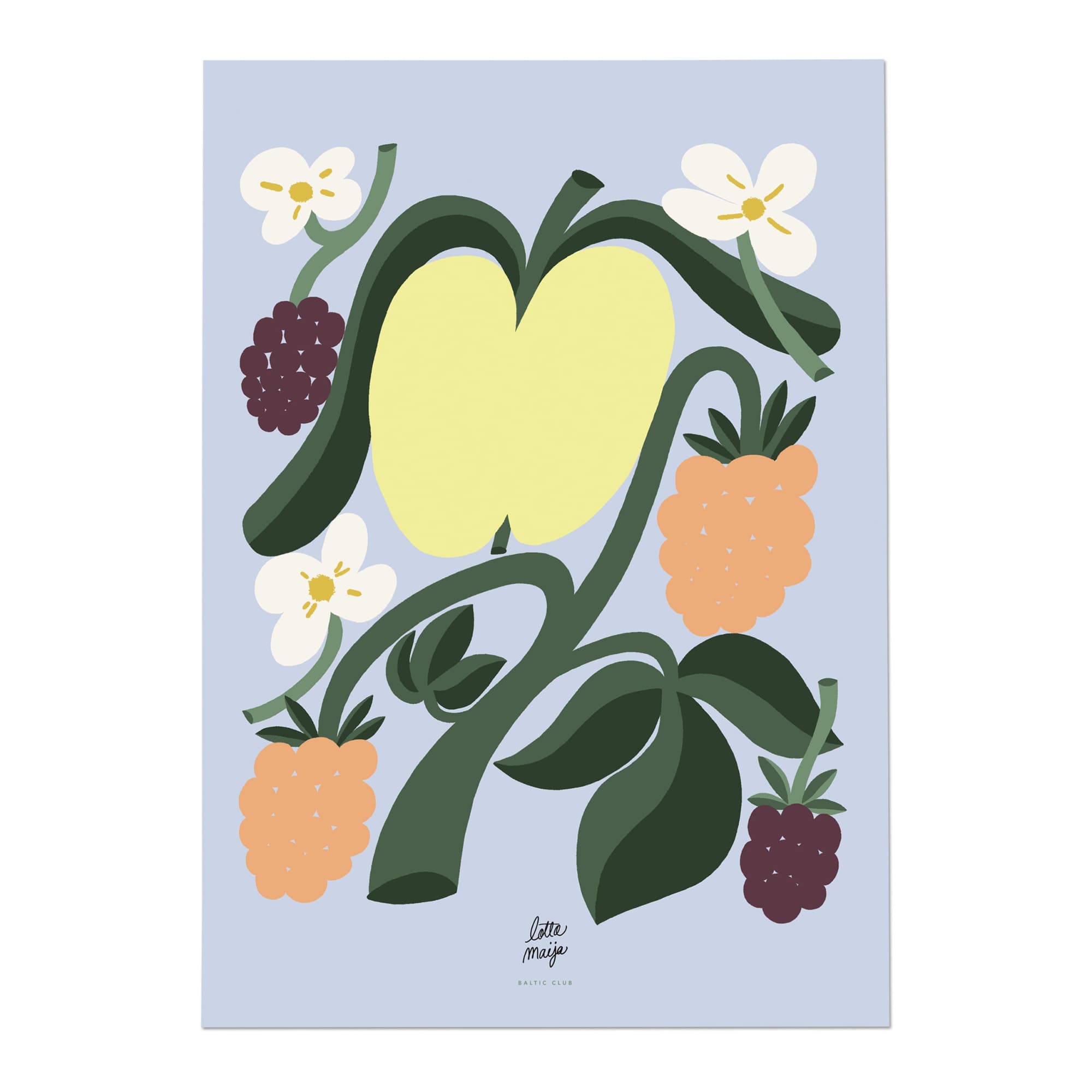 Apple Art print