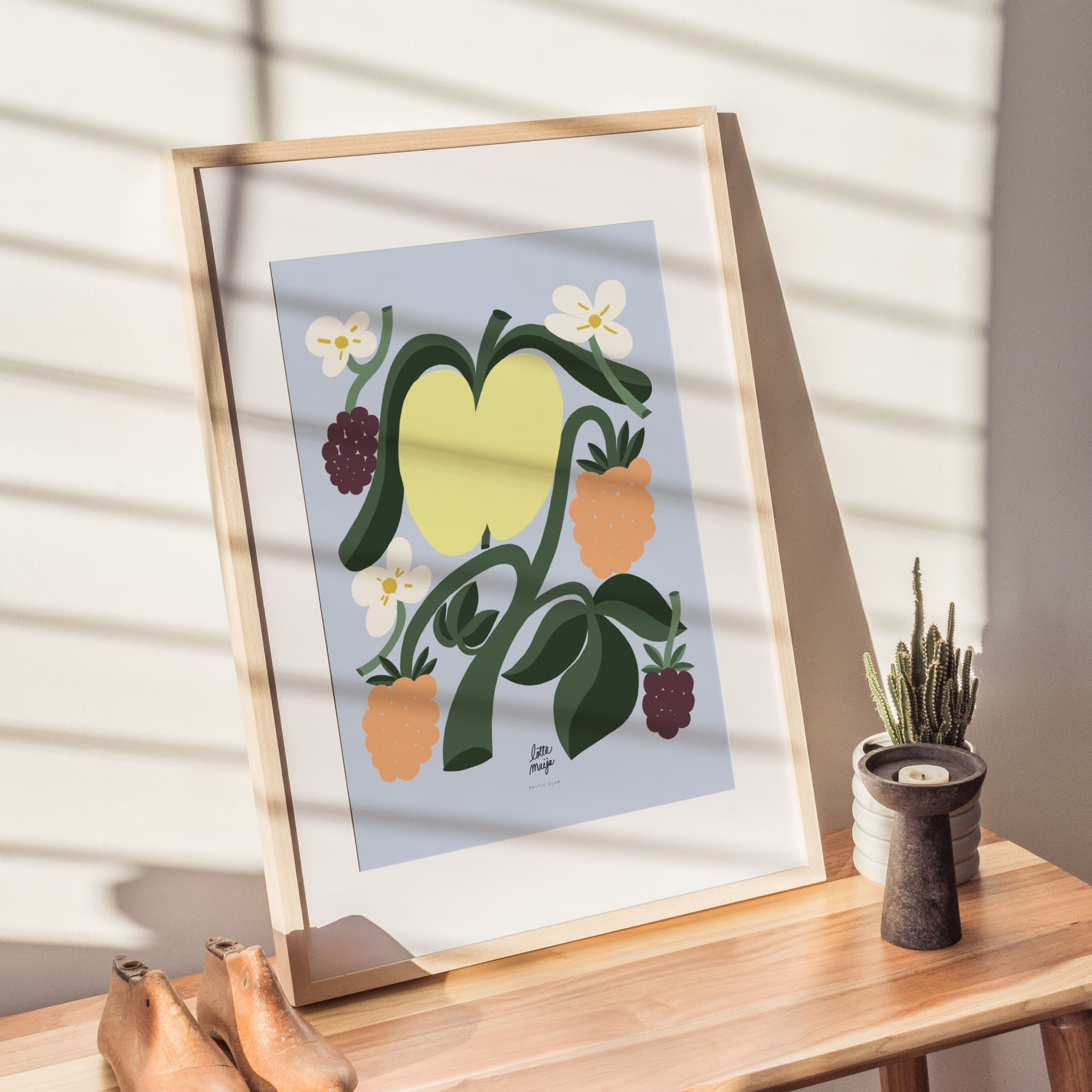 Apple Art print